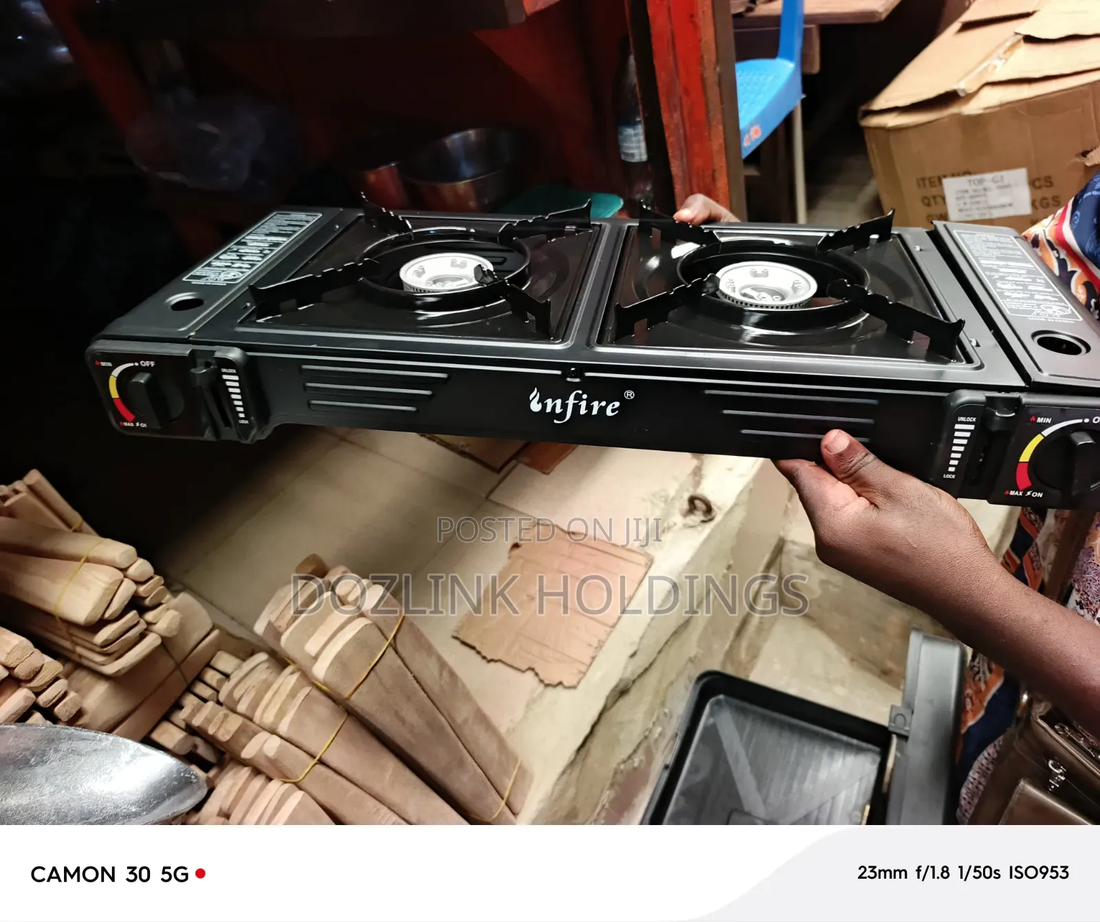 Double Gas Burner