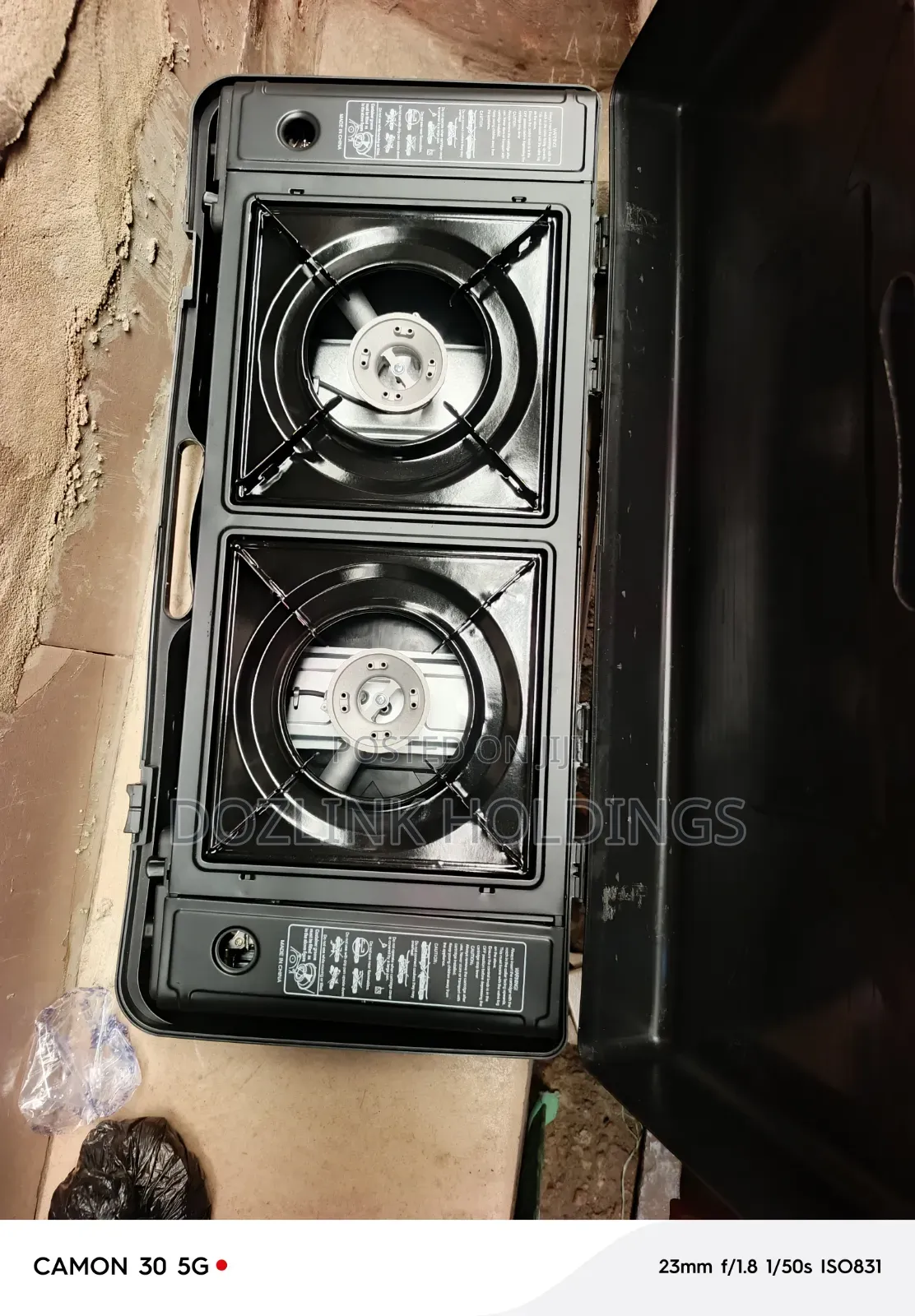 Double Gas Burner