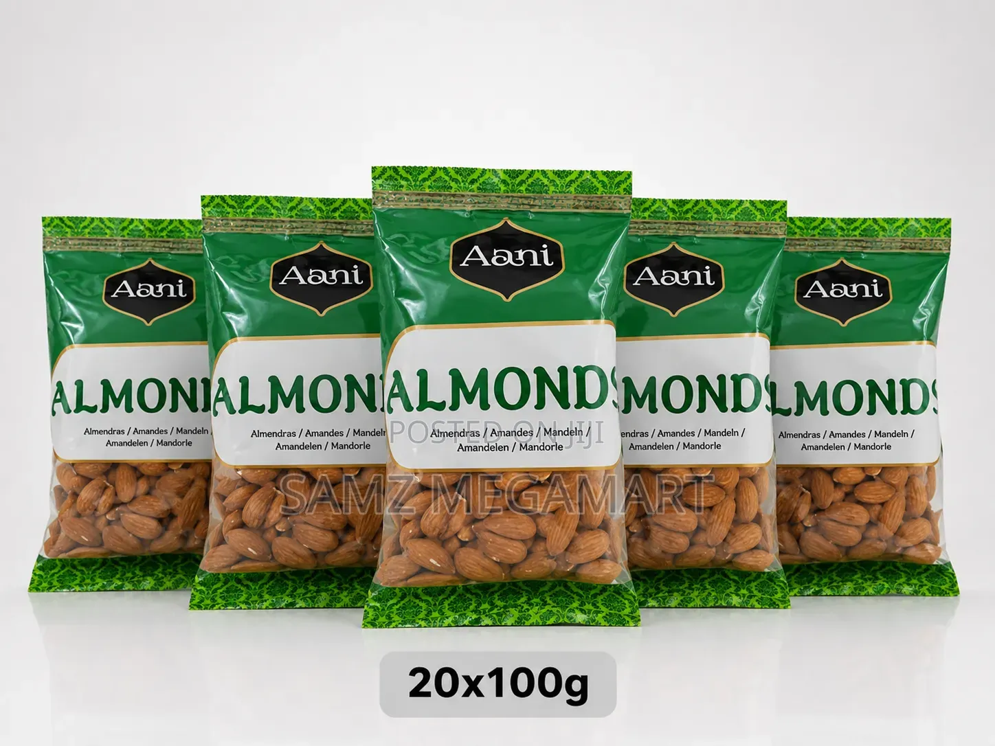 Aani Almonds 20x100g
