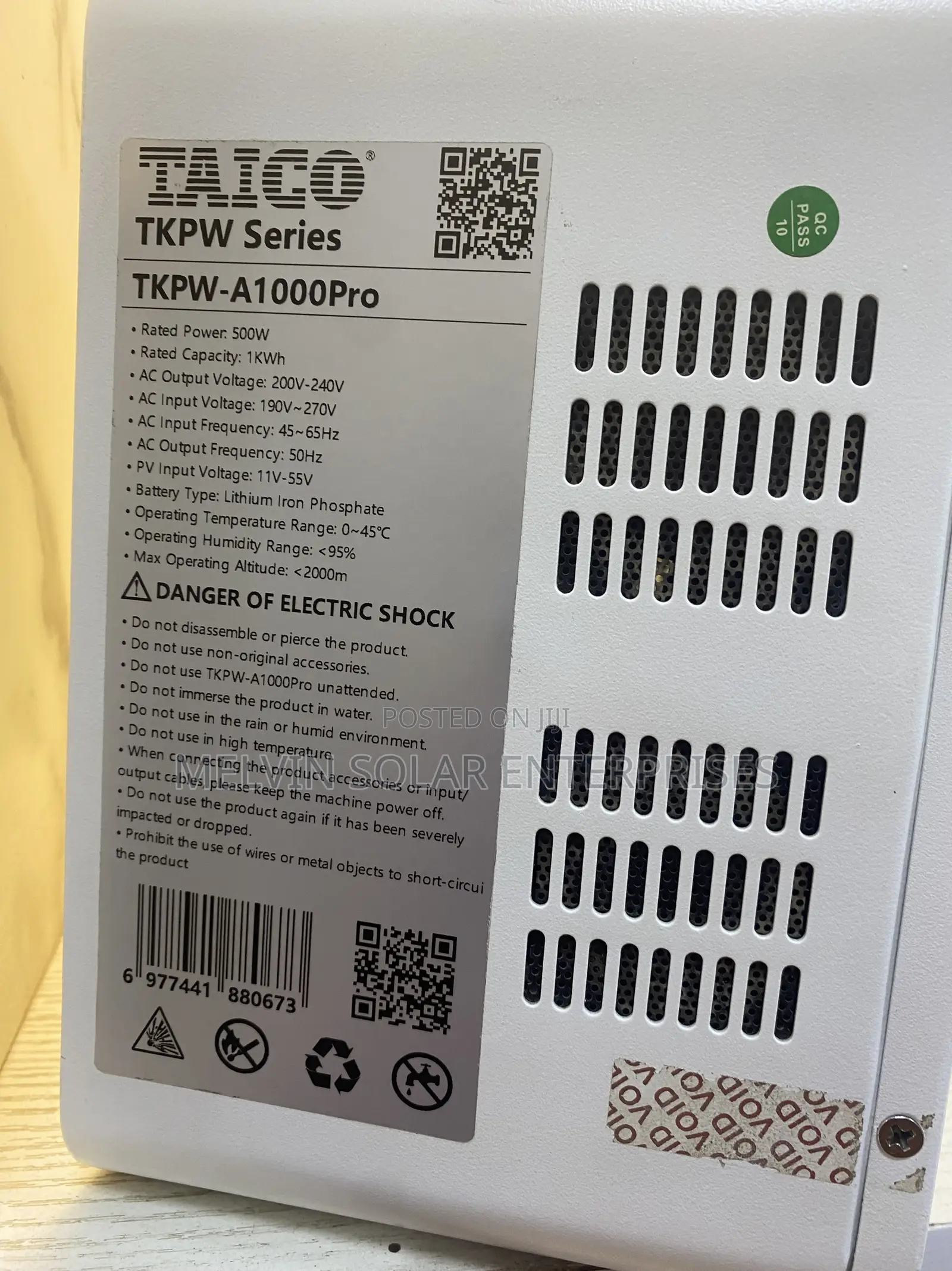 1kwh 500watts Taico Solar Generator Available Now in Store Dm Letsdeal