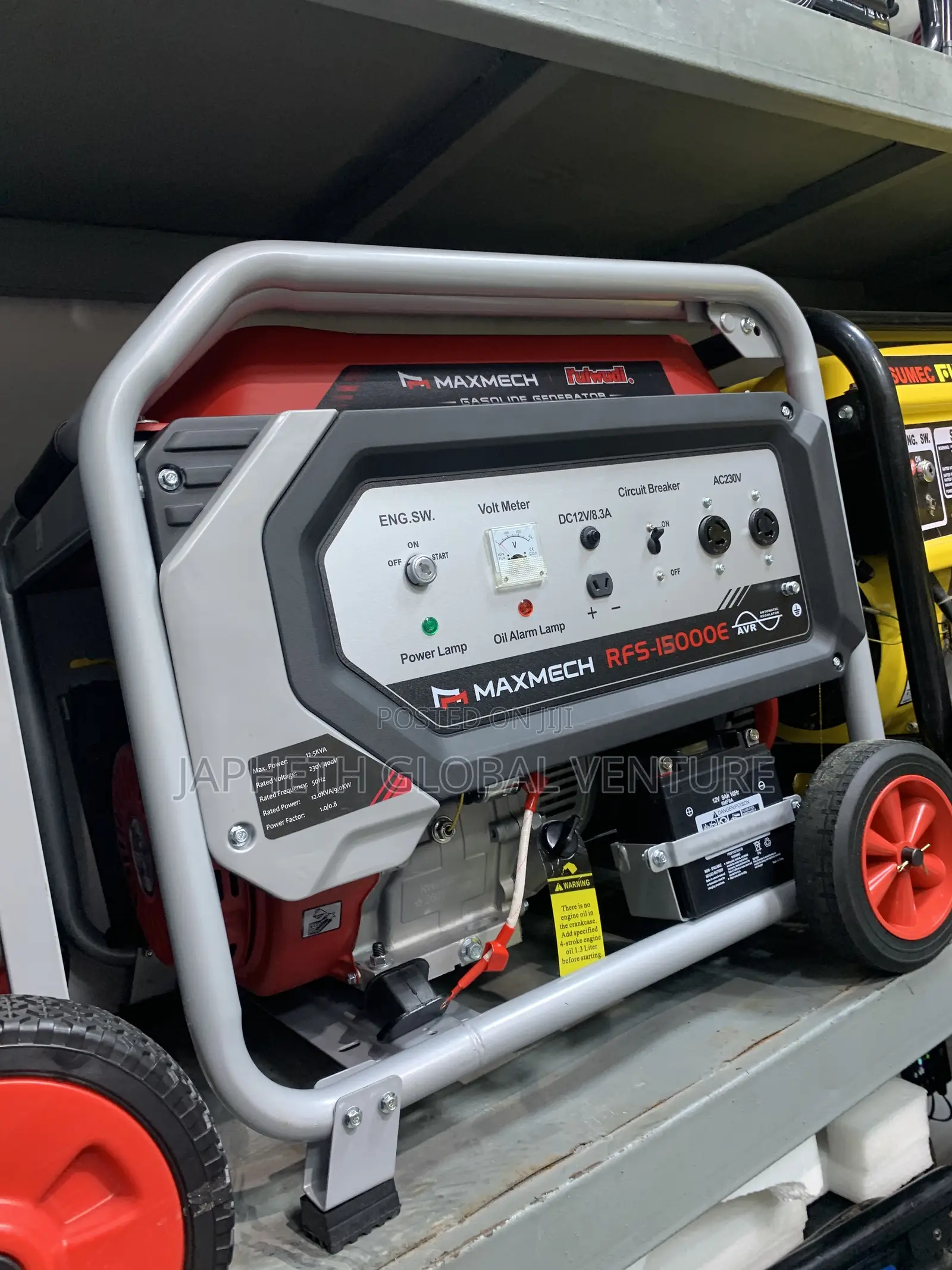 MAXMECH 12.5kVA High-Performance Generator for Home Business