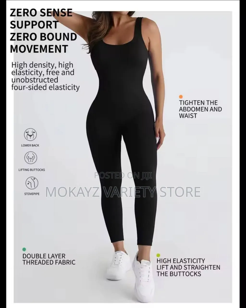 Quality Ladies’ Sleeveless Stretch High Back Ribbed Seamless Bodycon