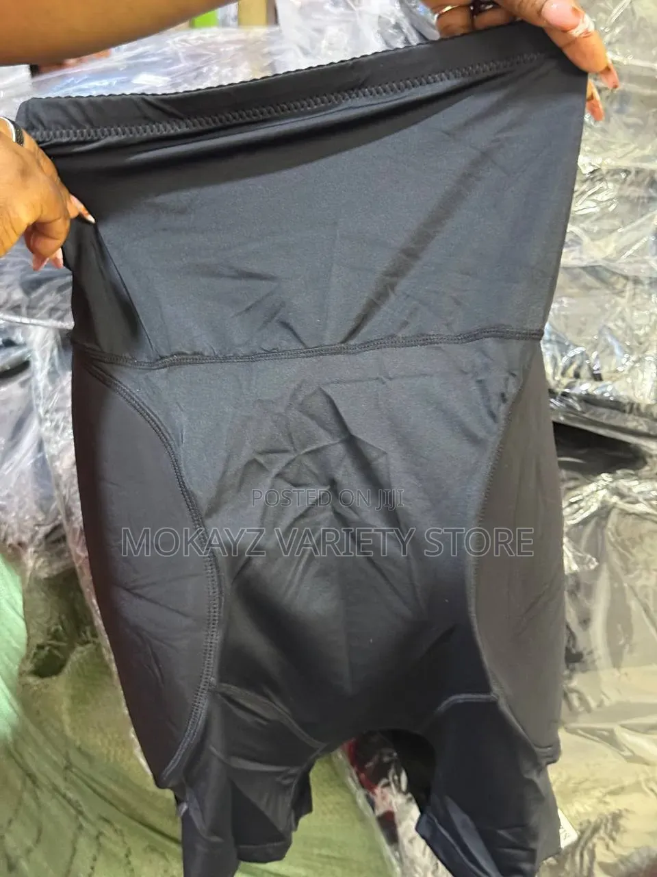 Quality High Waisted Non-Detachable BBL Padded Butt Hip —Black