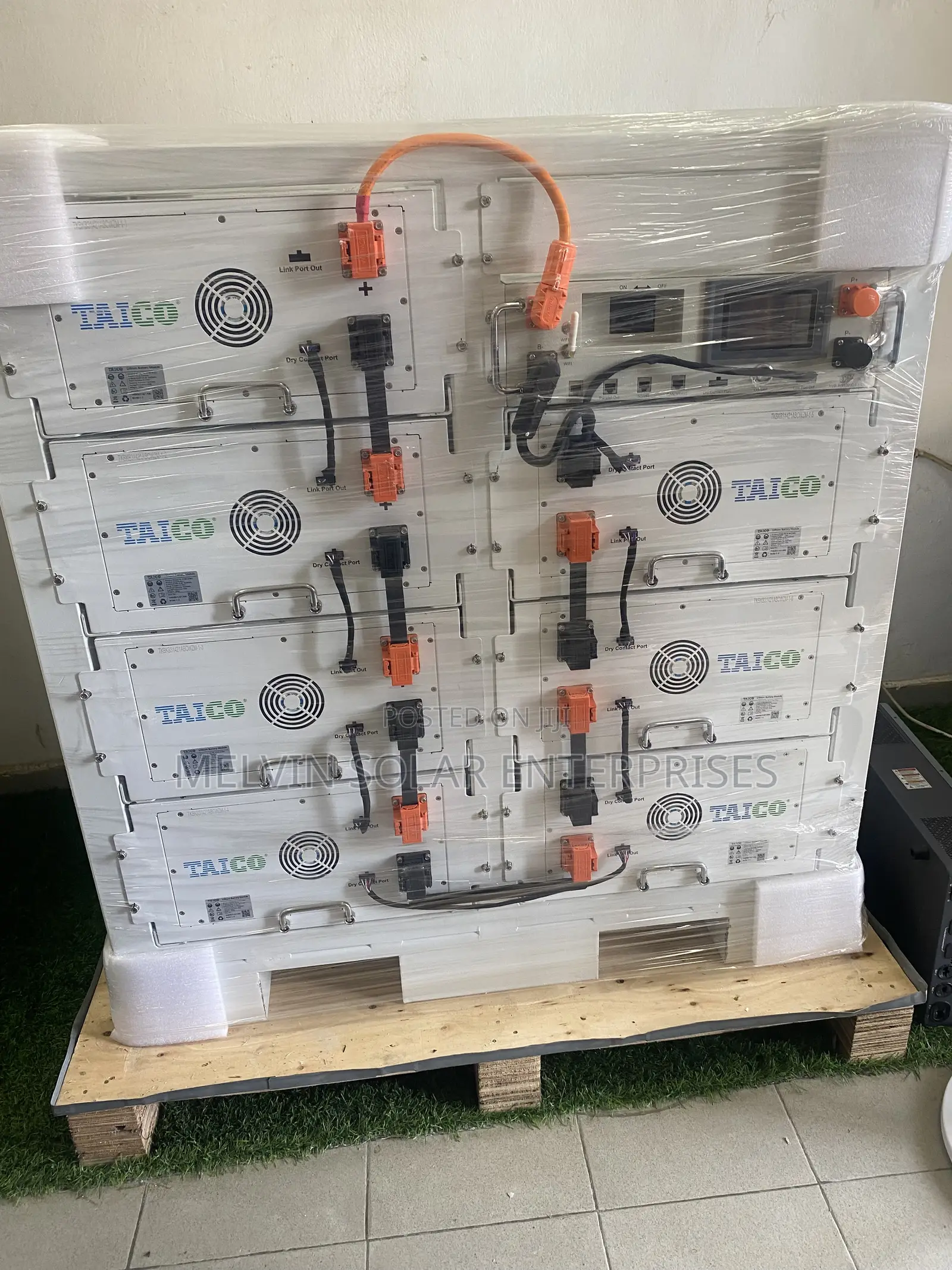 112kwh Taico Solar Lithium Ion Phosphate Batteries Available Now