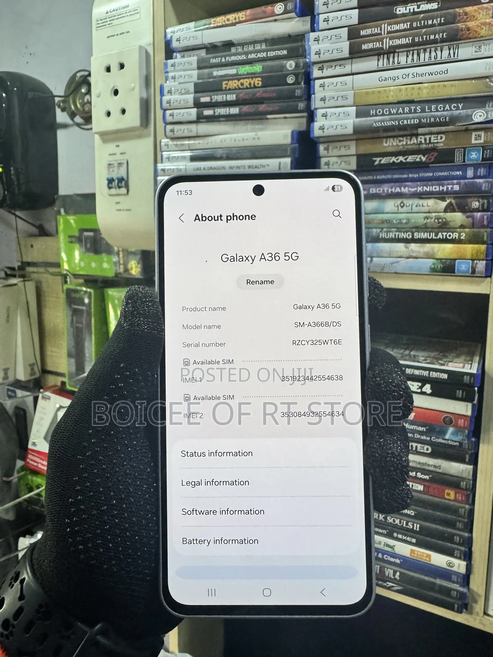 Samsung Galaxy A36 128 GB White