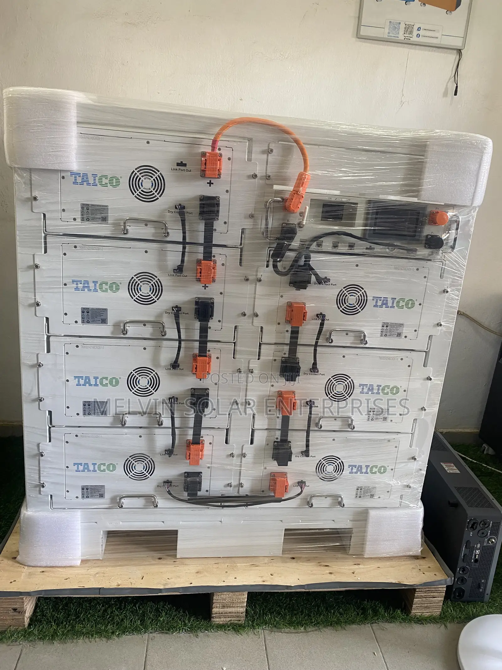 112kwh Taico Solar Lithium Ion Phosphate Batteries Available Now