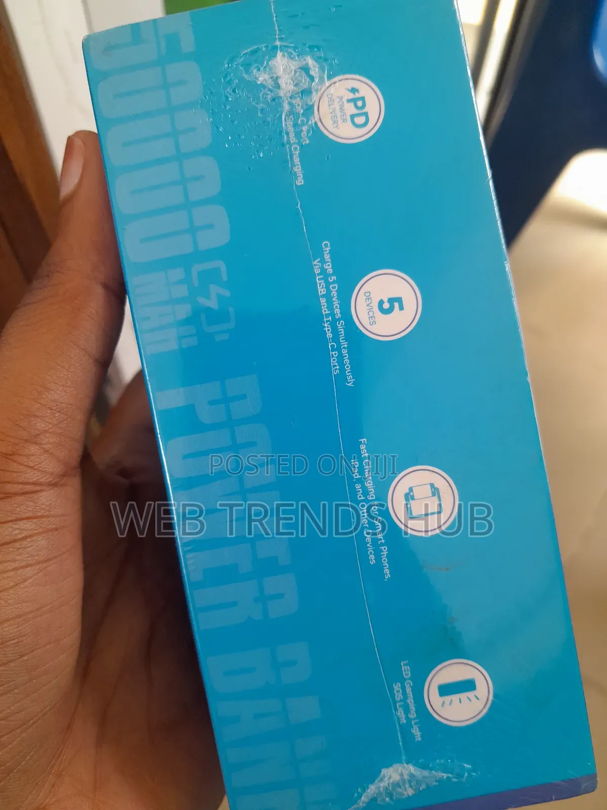 Foomee 50000mah 22.5w Fast Charging Powerbank, Type-C+Led Light (Aa50)