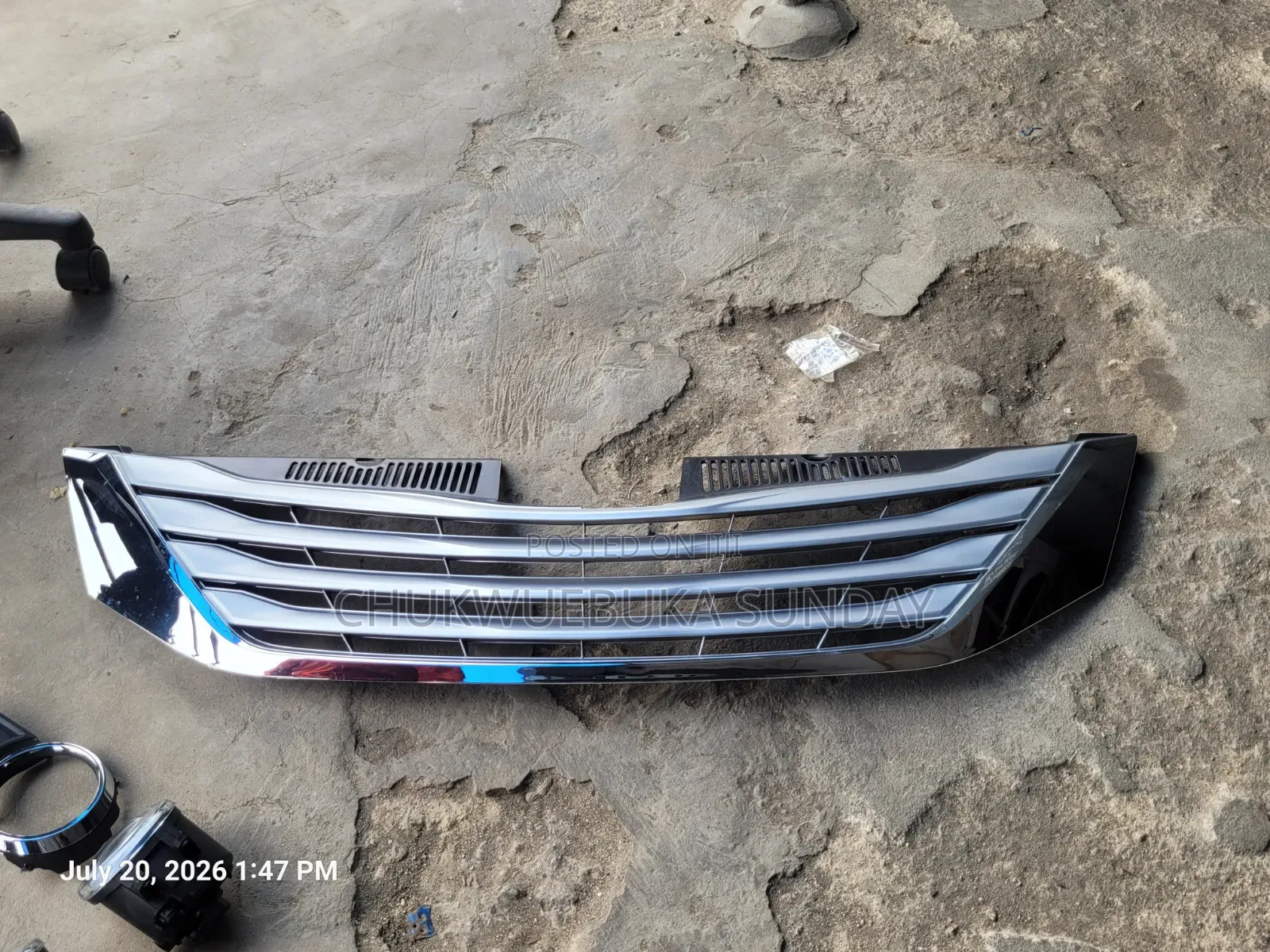 Front Bumper Grill Toyota Sienna 2012 Model