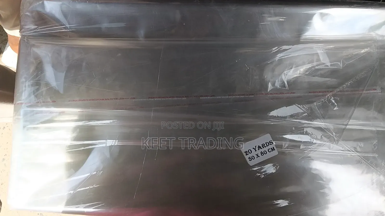 20 Yards Glass Nylon (50 × 80 Cm) – Large Transparent Bags Lagos