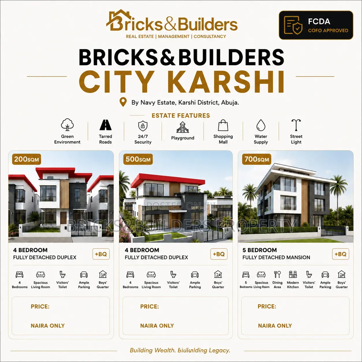 Bricks & Builders City Karshi Estate Plots for Sale