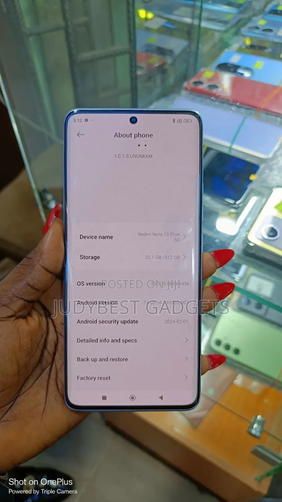 Xiaomi Redmi Note 13 Pro+ 512 GB Blue