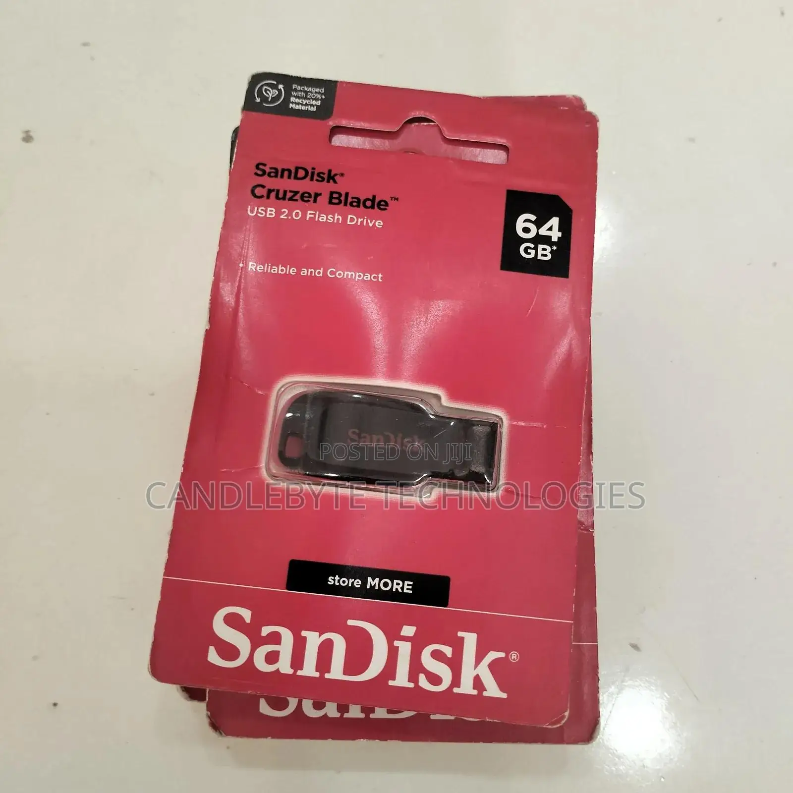 64gb Sandisk Cruzer Blade USB Flash Drive Built to Last