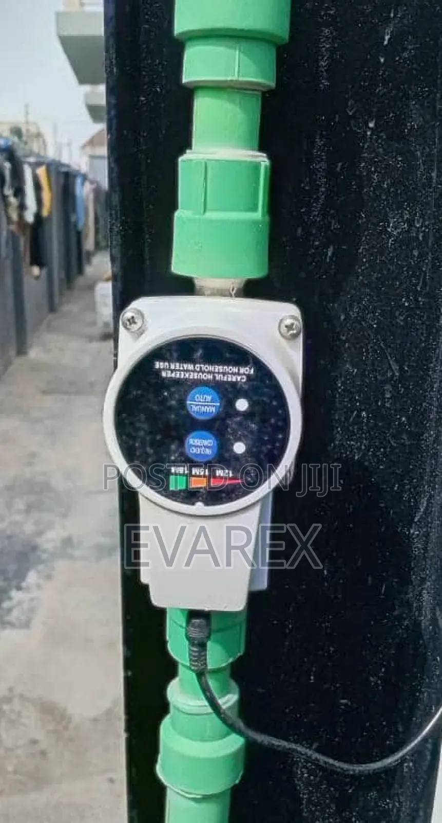 Solar/Electric Water Pressure Booster 5 - 6 Bathrooms Capacity