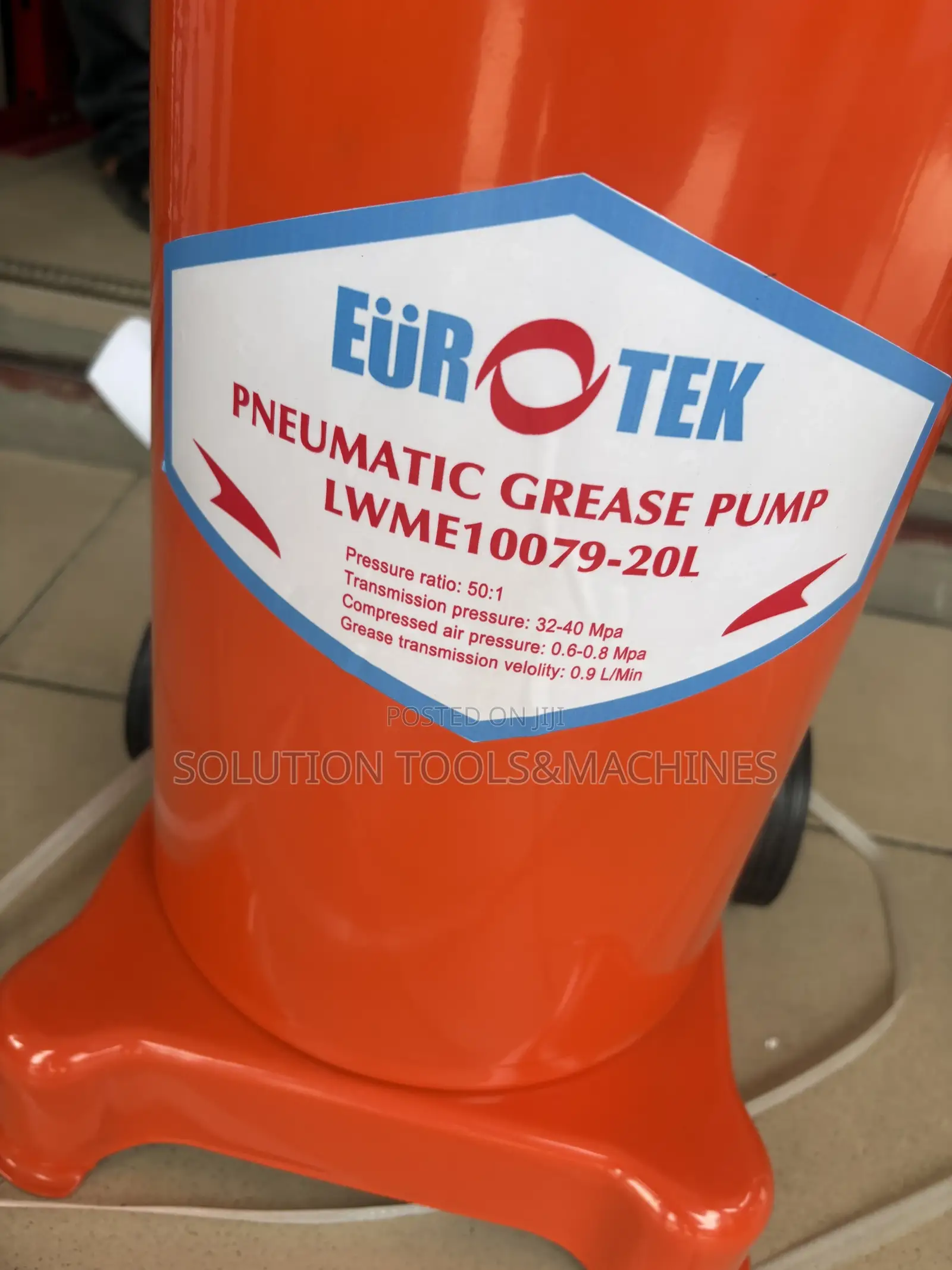 Heavy Duty 20L Pneumatic Grease Pump (Bucket)