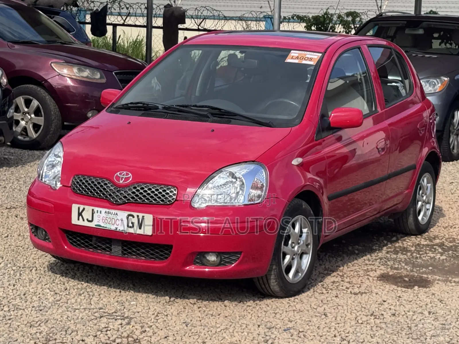 Toyota Yaris 2003 Red