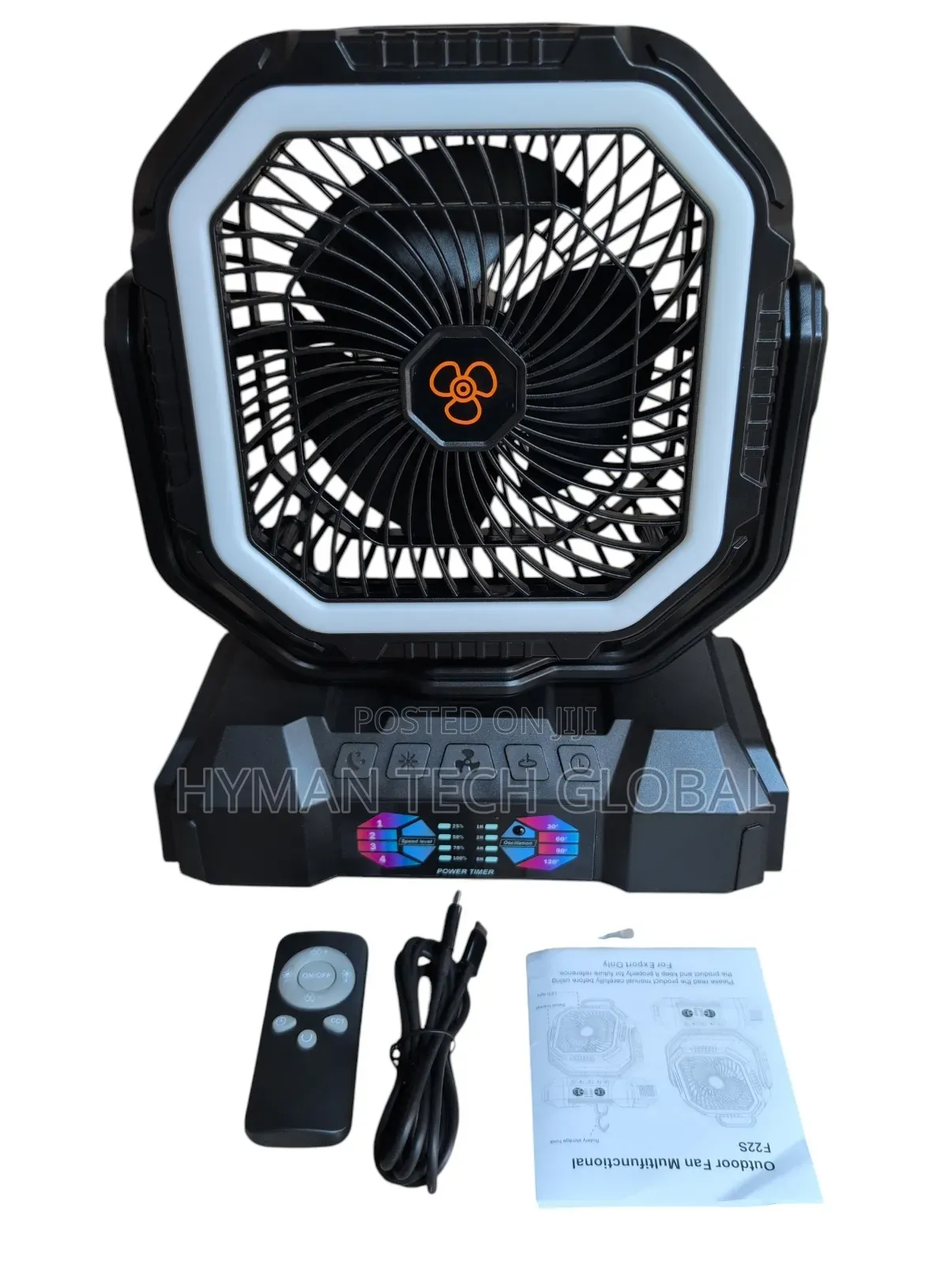 F22s Portable Rechargeable Outdoor Camping Fan 40,000mAh