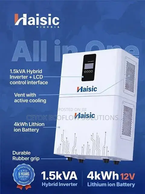 HAISIC 1.5kVA / 4kWh All-in-One Solar Power Generator System