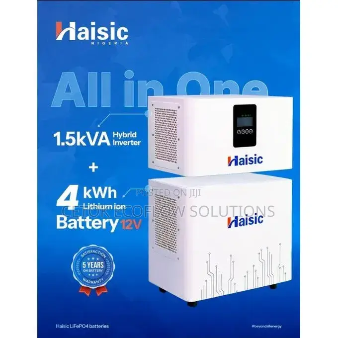 HAISIC 1.5kVA / 4kWh All-in-One Solar Power Generator System