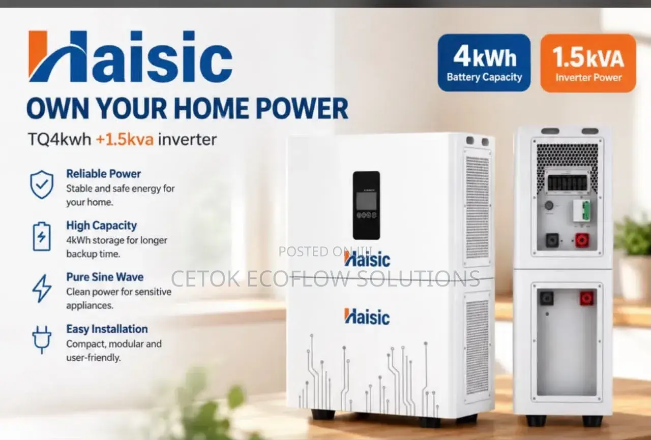 HAISIC 1.5kVA / 4kWh All-in-One Solar Power Generator System