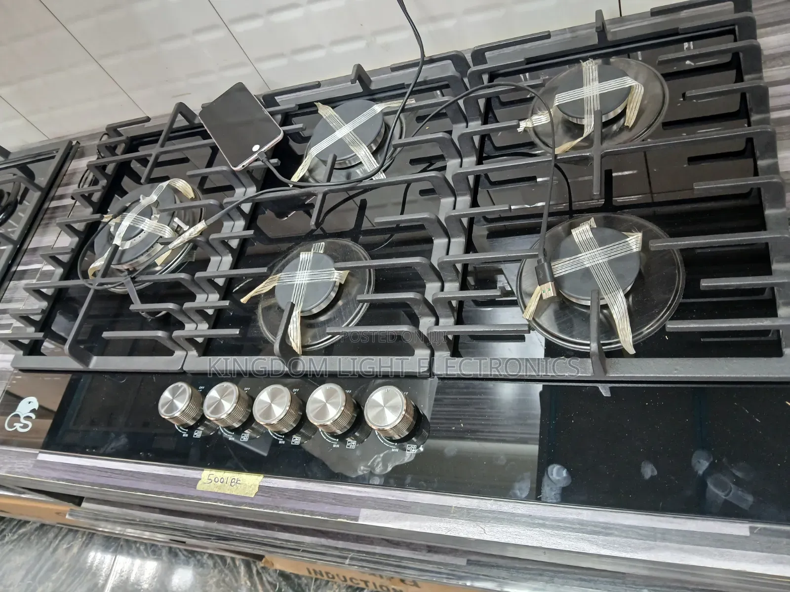 Gs Hybrid 5 Burners Inbuilt Gas Cooker 60x90cm  Copper