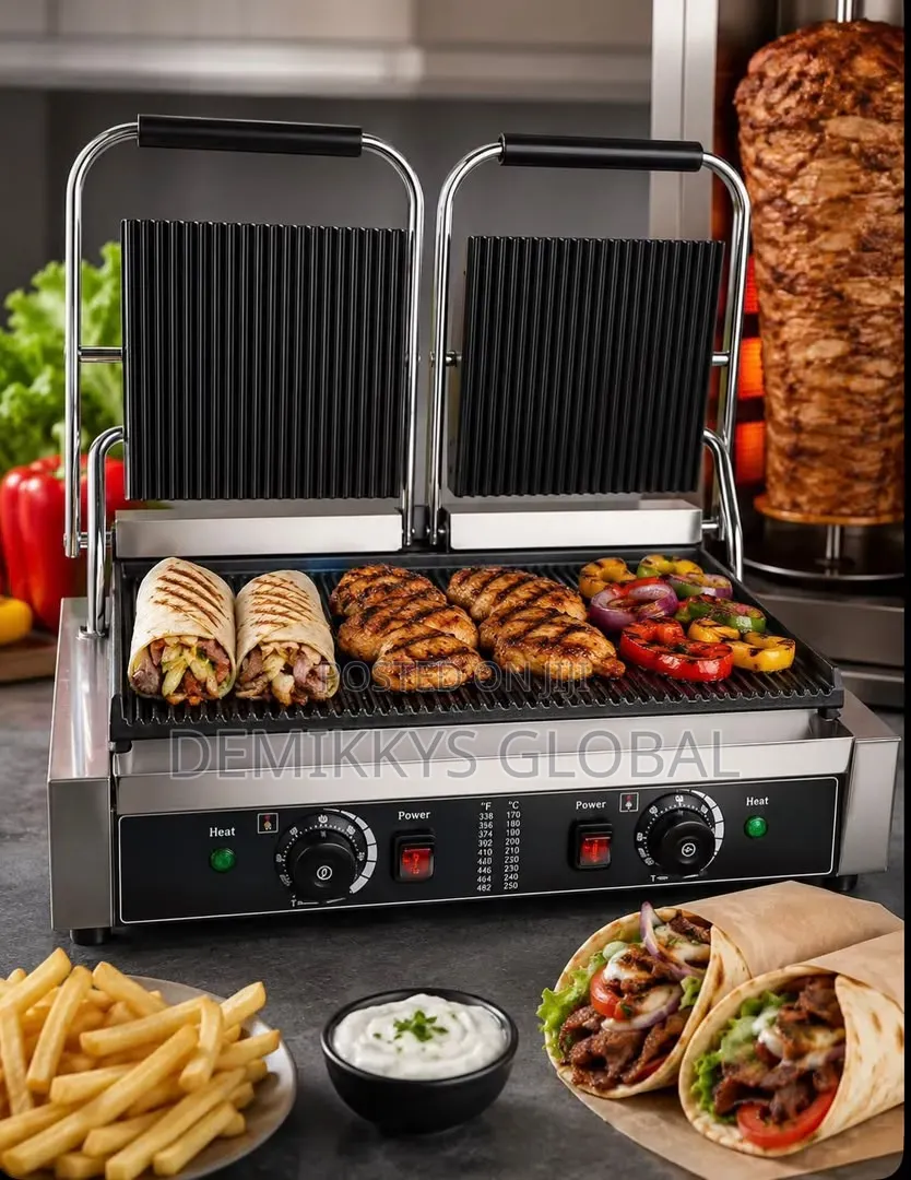 Industrial Electric Shawarma Machine. Double Face