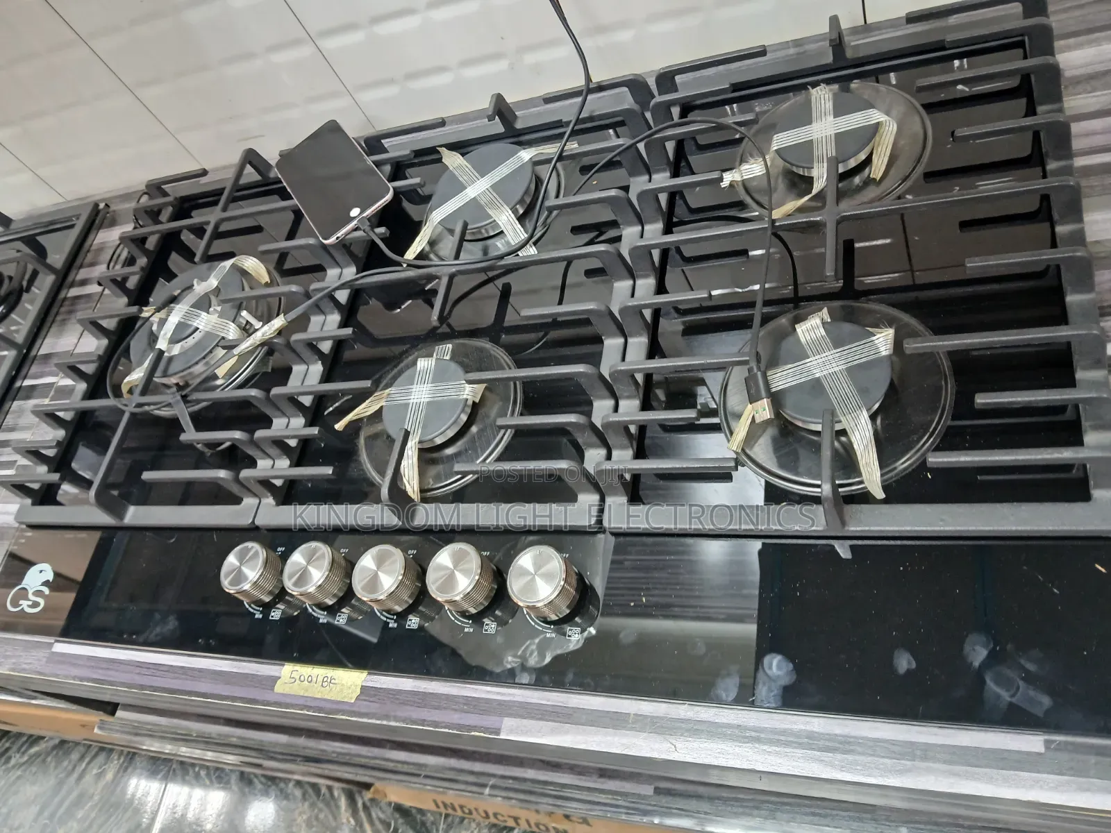 Gs Hybrid 5 Burners Inbuilt Gas Cooker 60x90cm  Copper