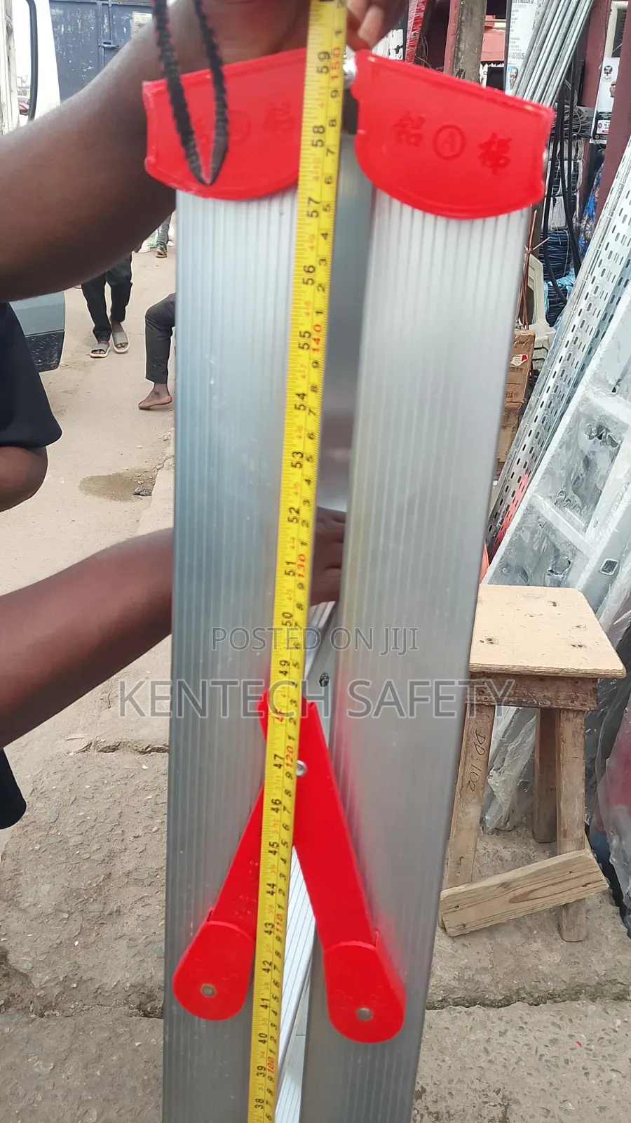 5step Aluminum Double Sided Climbing Ladder