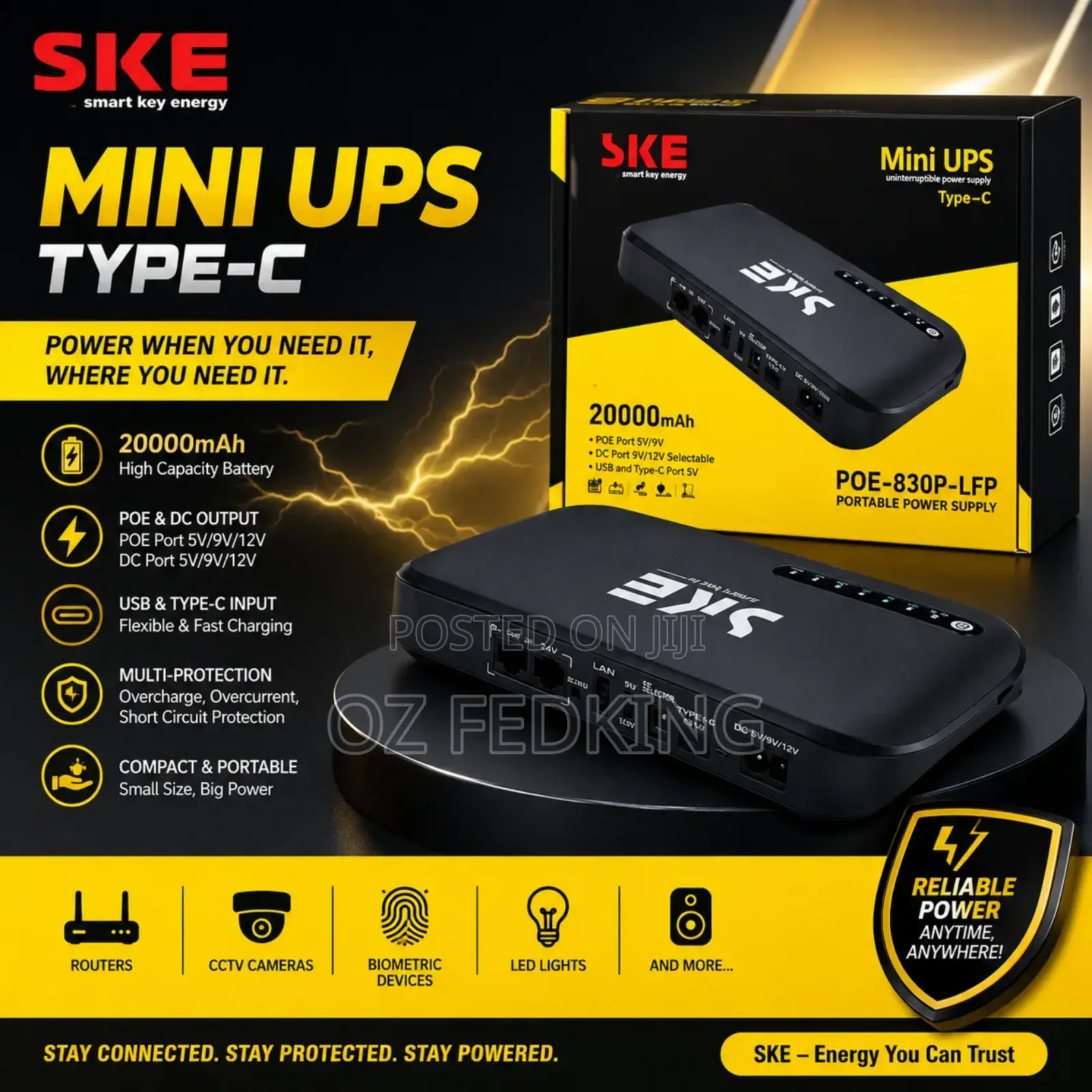 Ske Mini Uninterrupted Power Supply