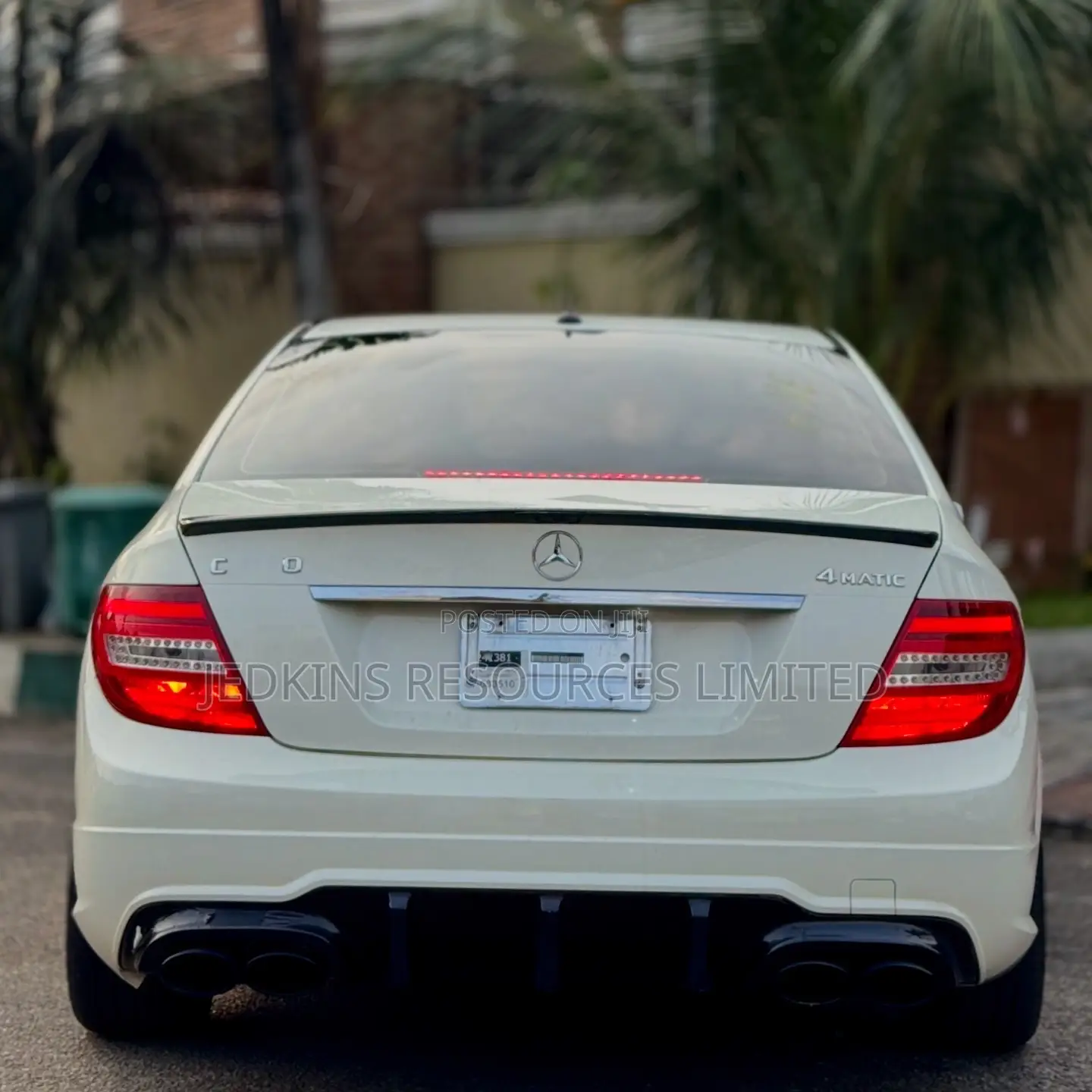Mercedes-Benz C300 Sport 4Matic Sedan AWD (3.0L 6cyl 7A) 2012 White