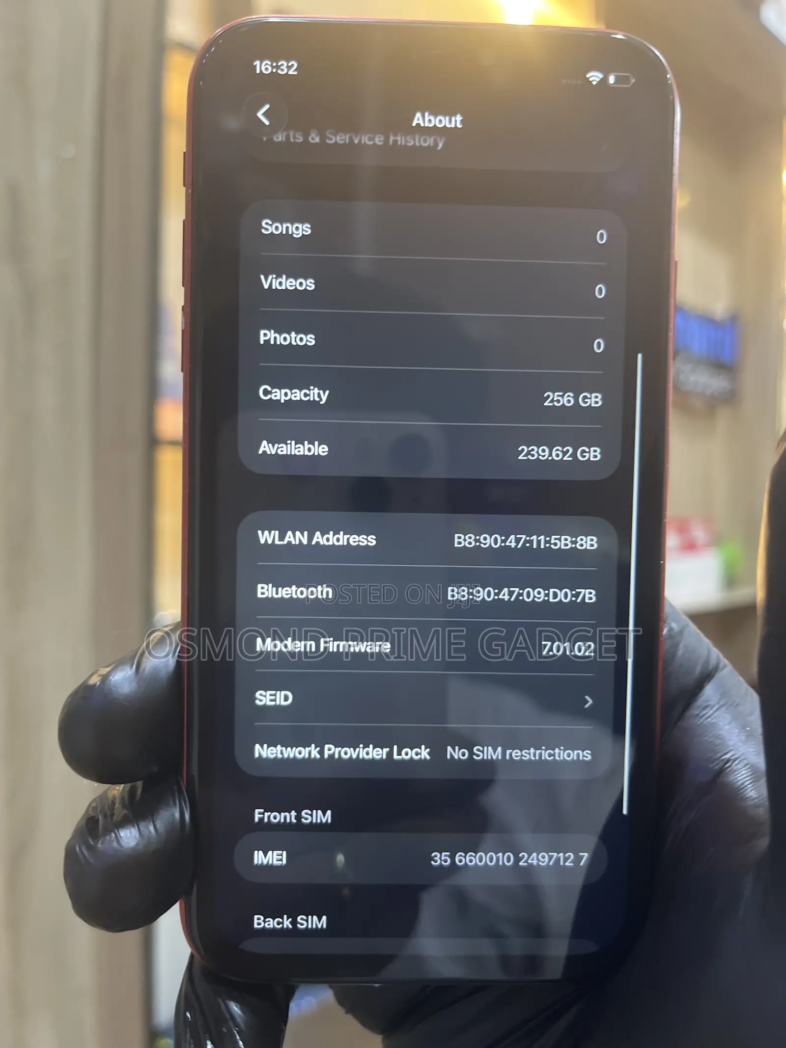 Apple iPhone 11 256 GB Red