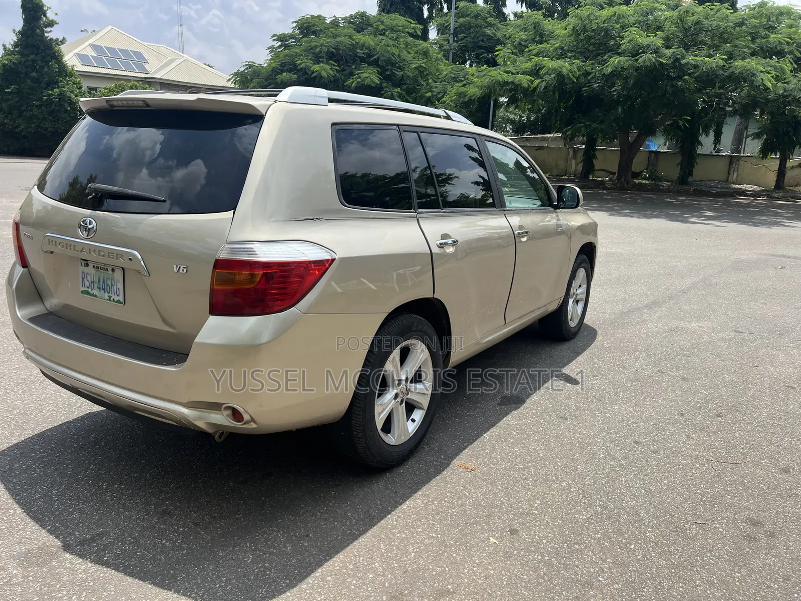 Toyota Highlander Limited 4x4 2008 Gold