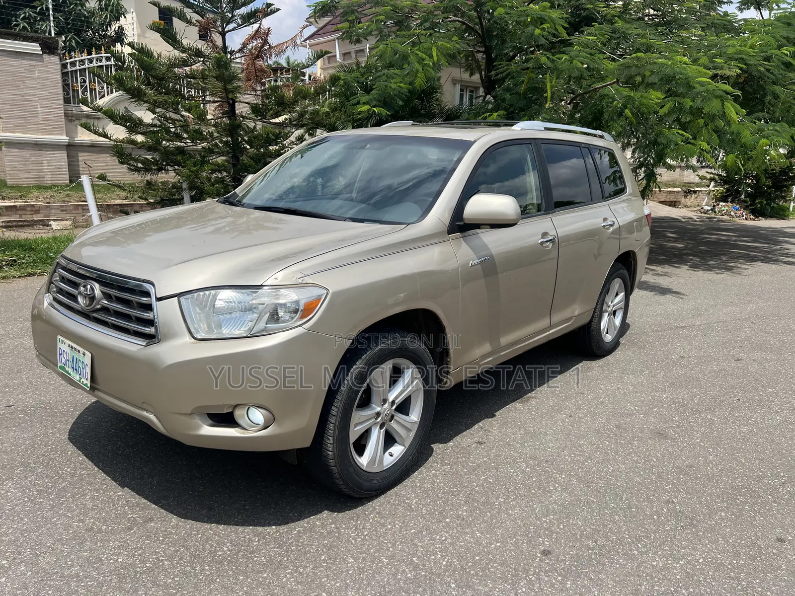 Toyota Highlander Limited 4x4 2008 Gold