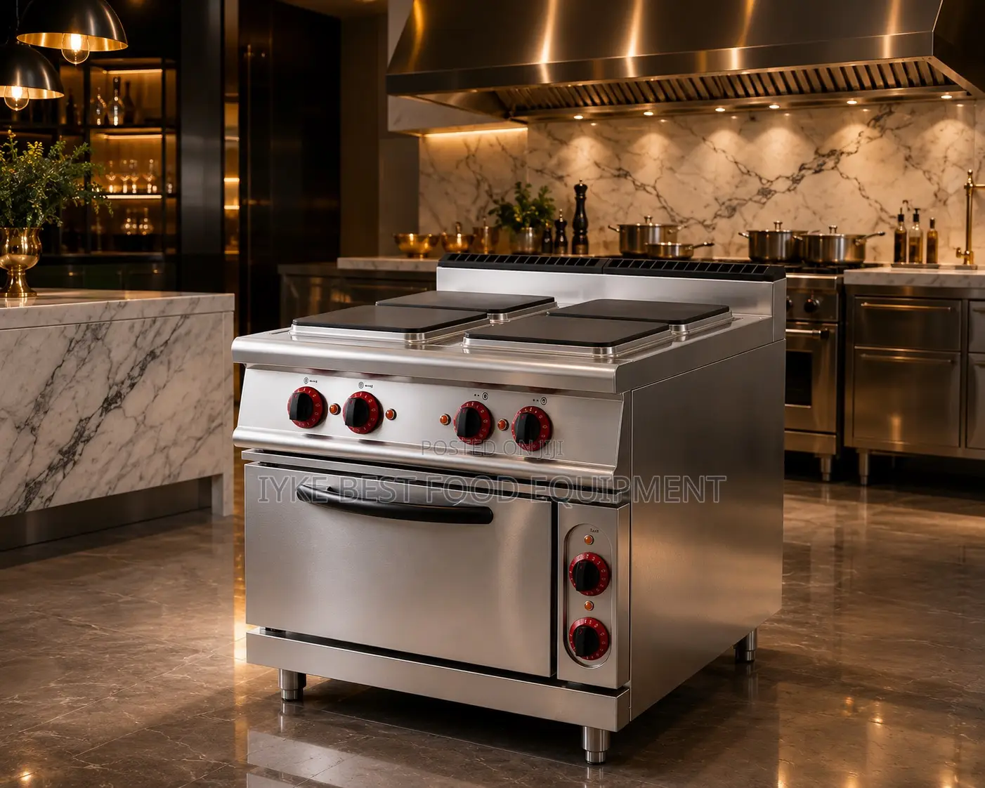 4 Plates Electric Cooker With Oven