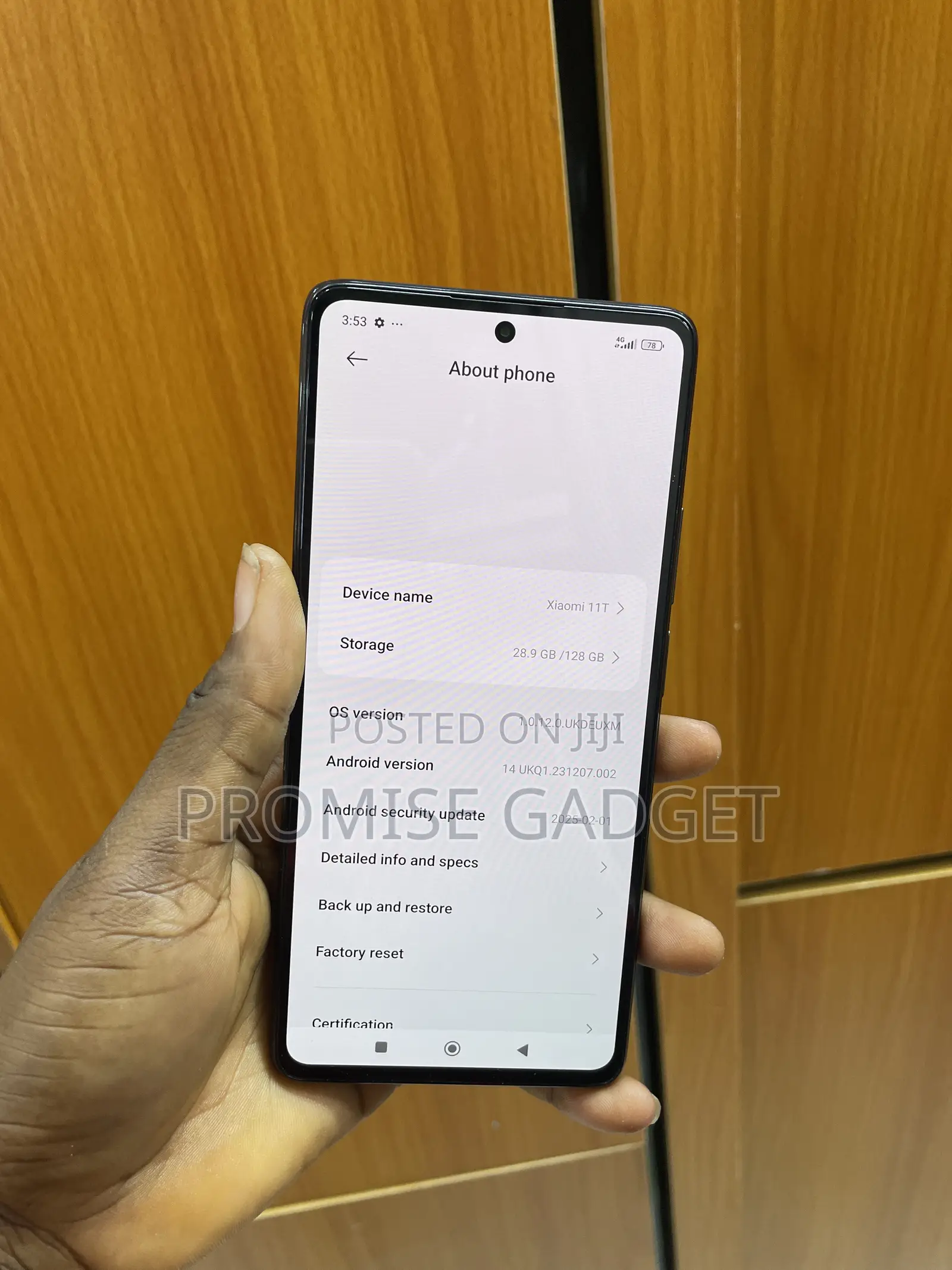 Xiaomi 11T Pro 256 GB Black