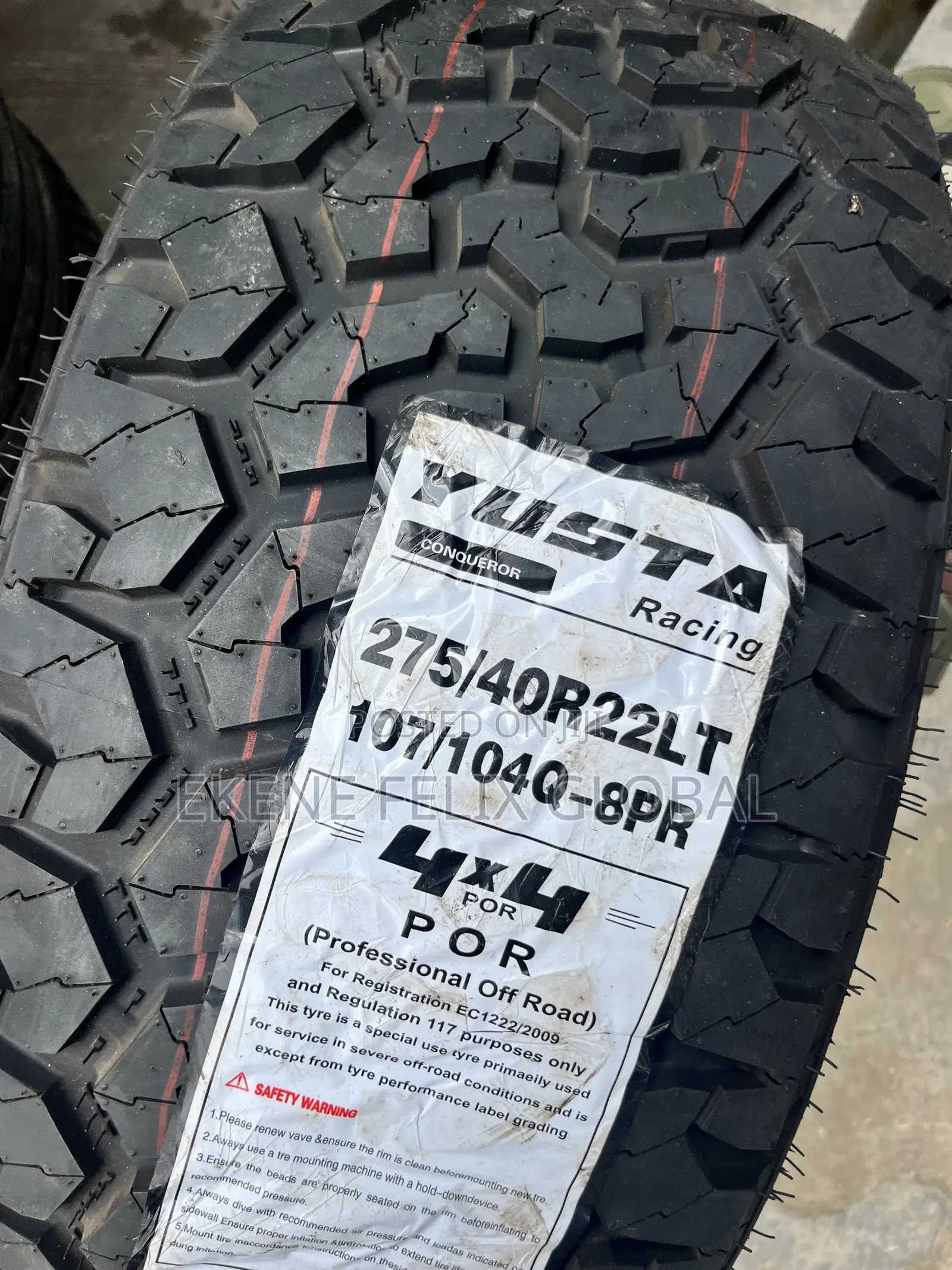 275/40/22 Off -Road -