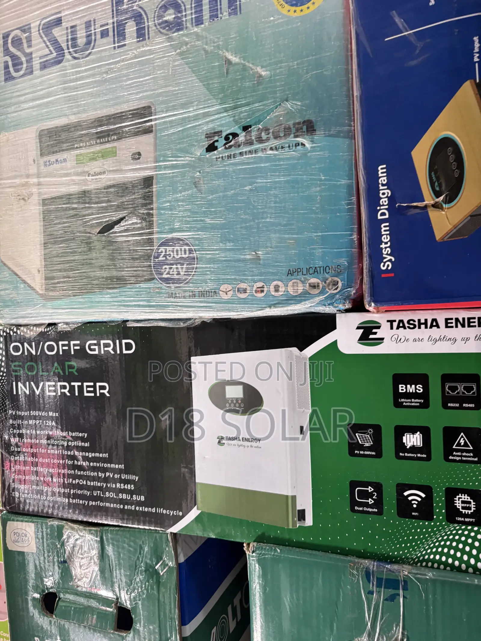 Tasha Energy 240ah 12v Tall Tubular Battery