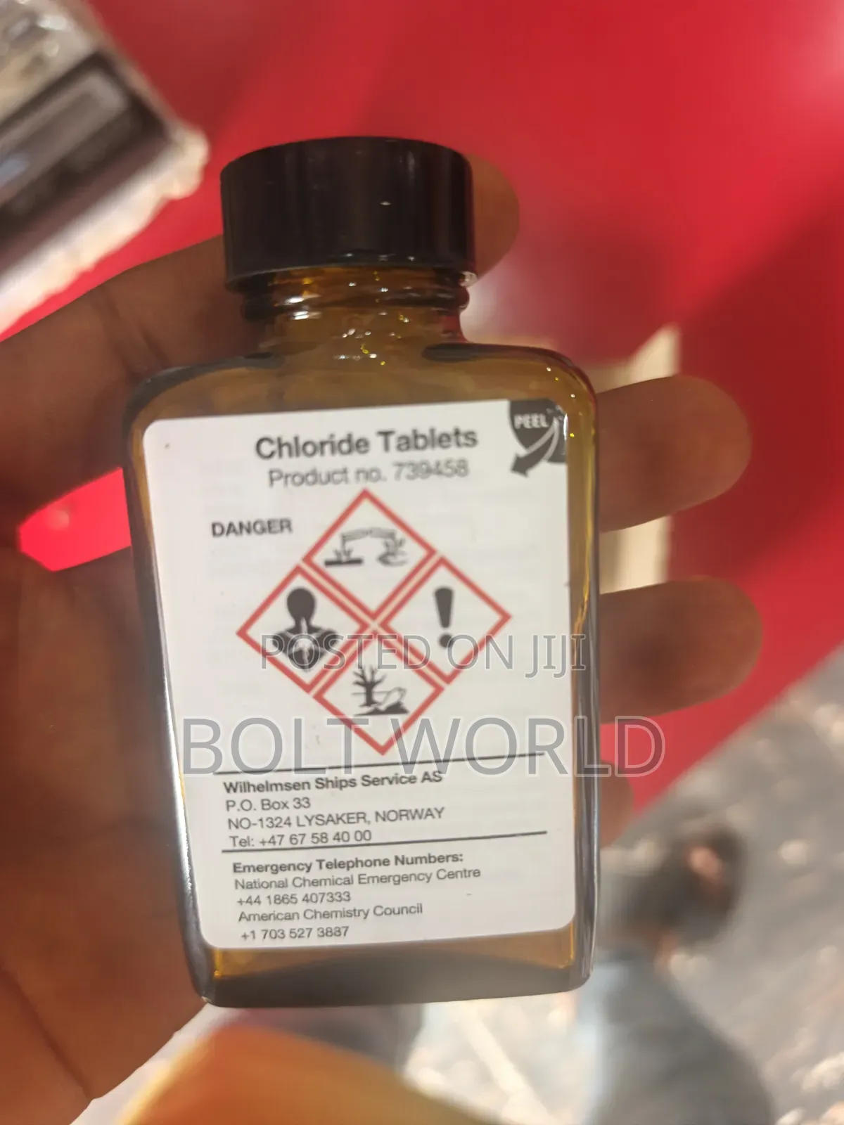 Unitor Chloride Test Tablets Bottles X250