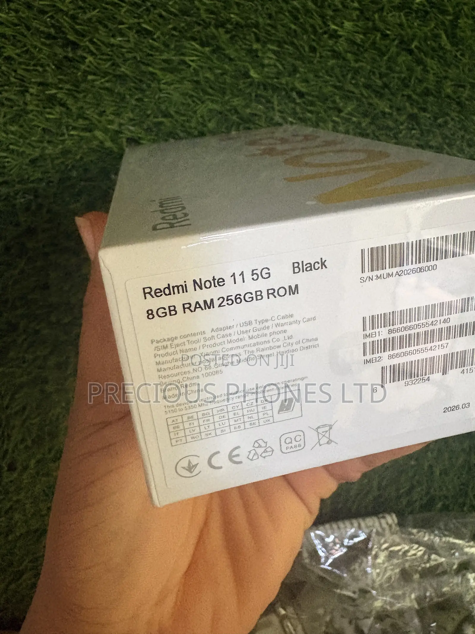 New Xiaomi Redmi Note 11 256 GB Black