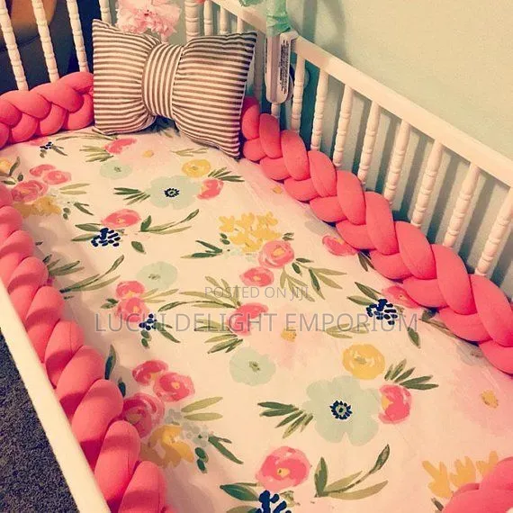 Baby Bed Bumper – Soft, Cozy Stylish!