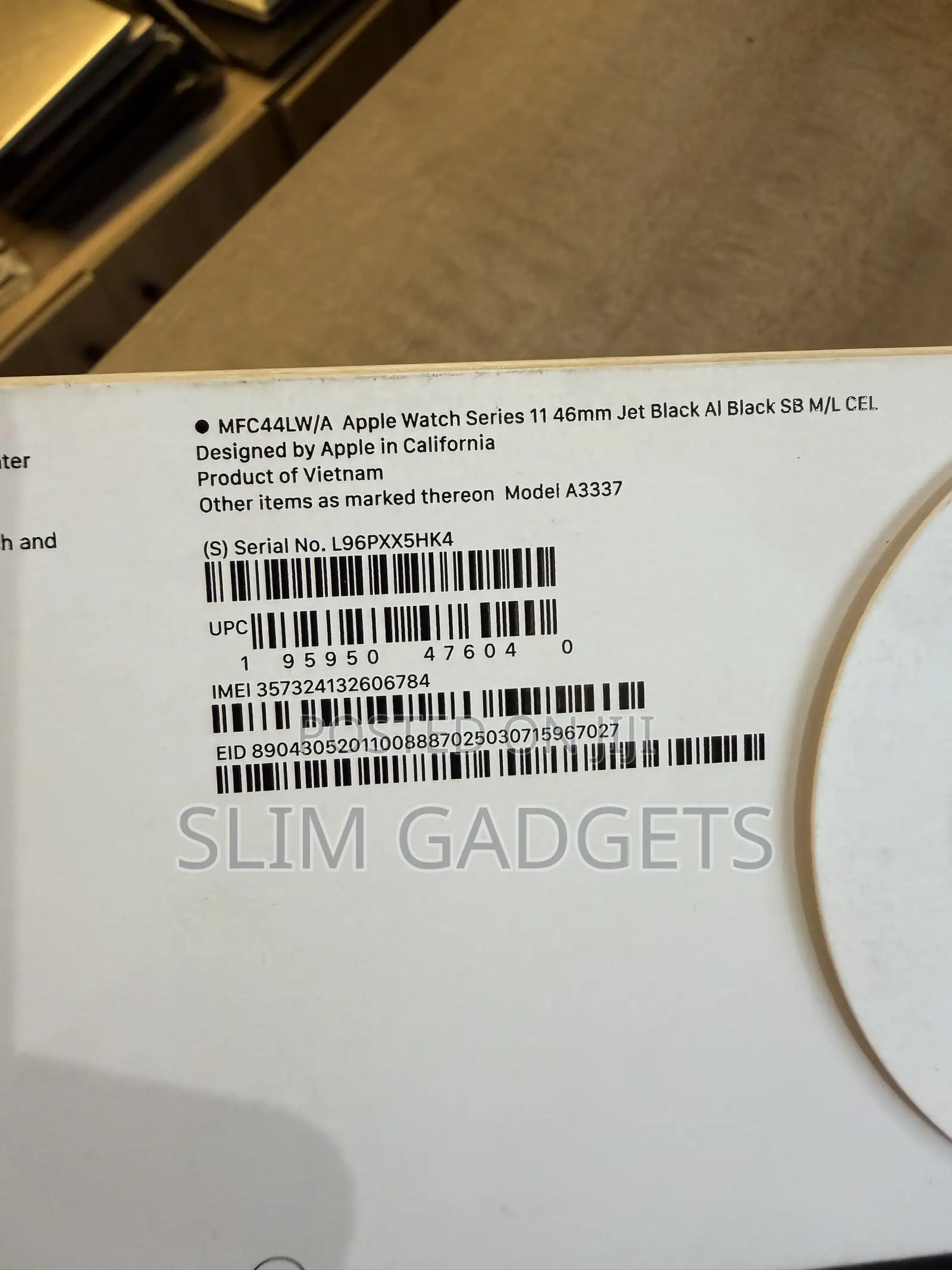 Brand New Apple Iwatch Series 11 46mm Lte
