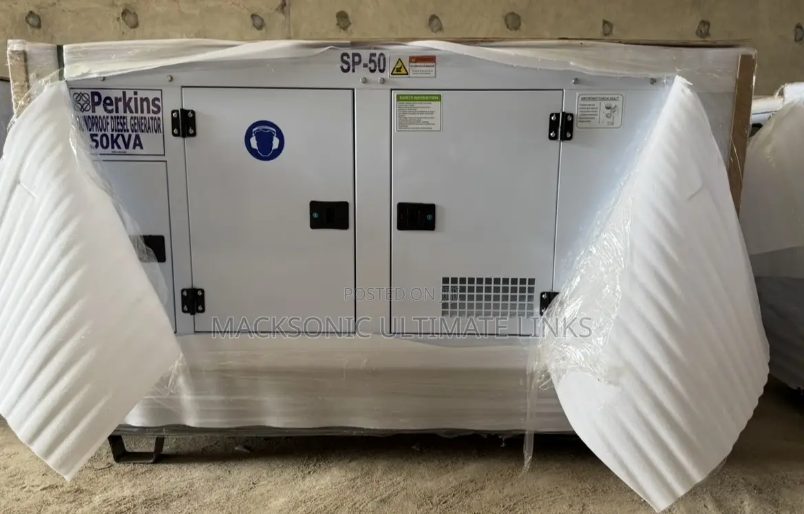 Durable Perkins Soundproof 50kva Diesel Generator