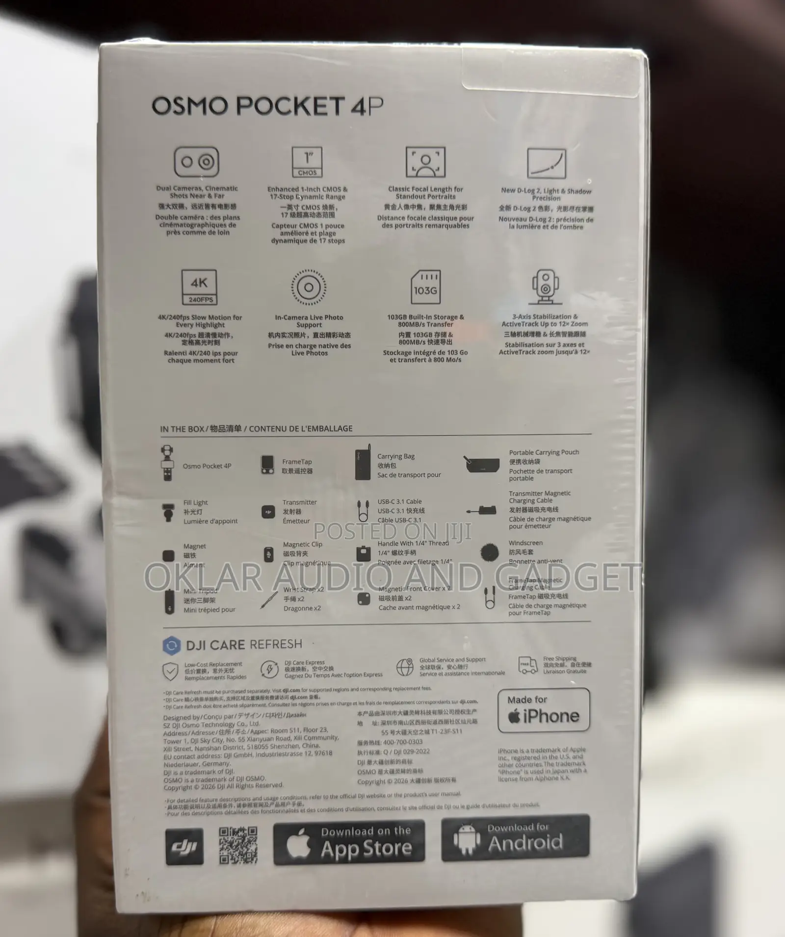 Dji Osmo Pocket 4p Vlog Combo