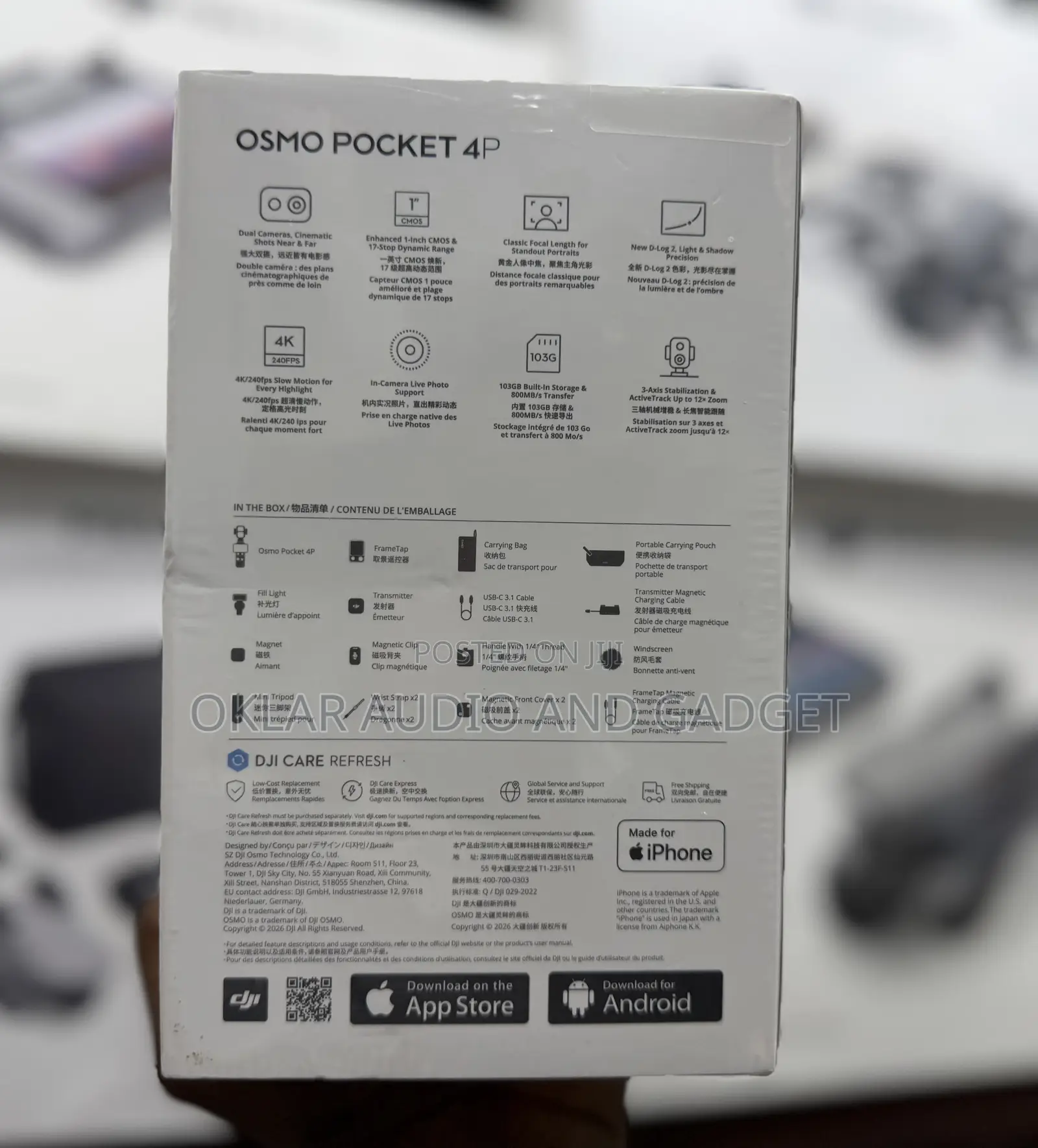Dji Osmo Pocket 4p Vlog Combo