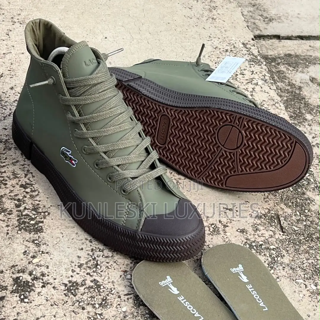 Original Lacoste Gripshot Mid Green Sneakers