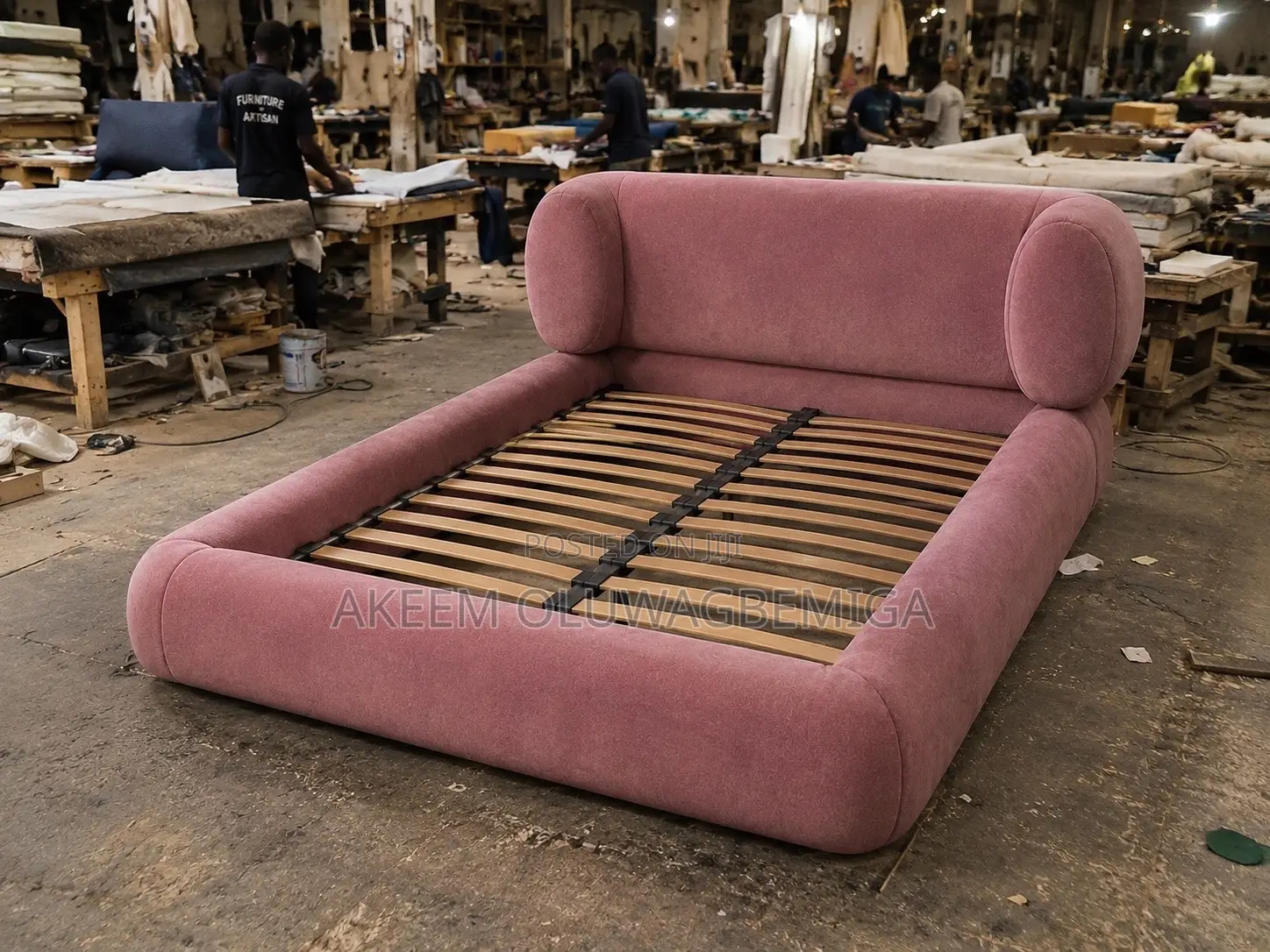 Brand New Pink Color 6by6 Bedframe