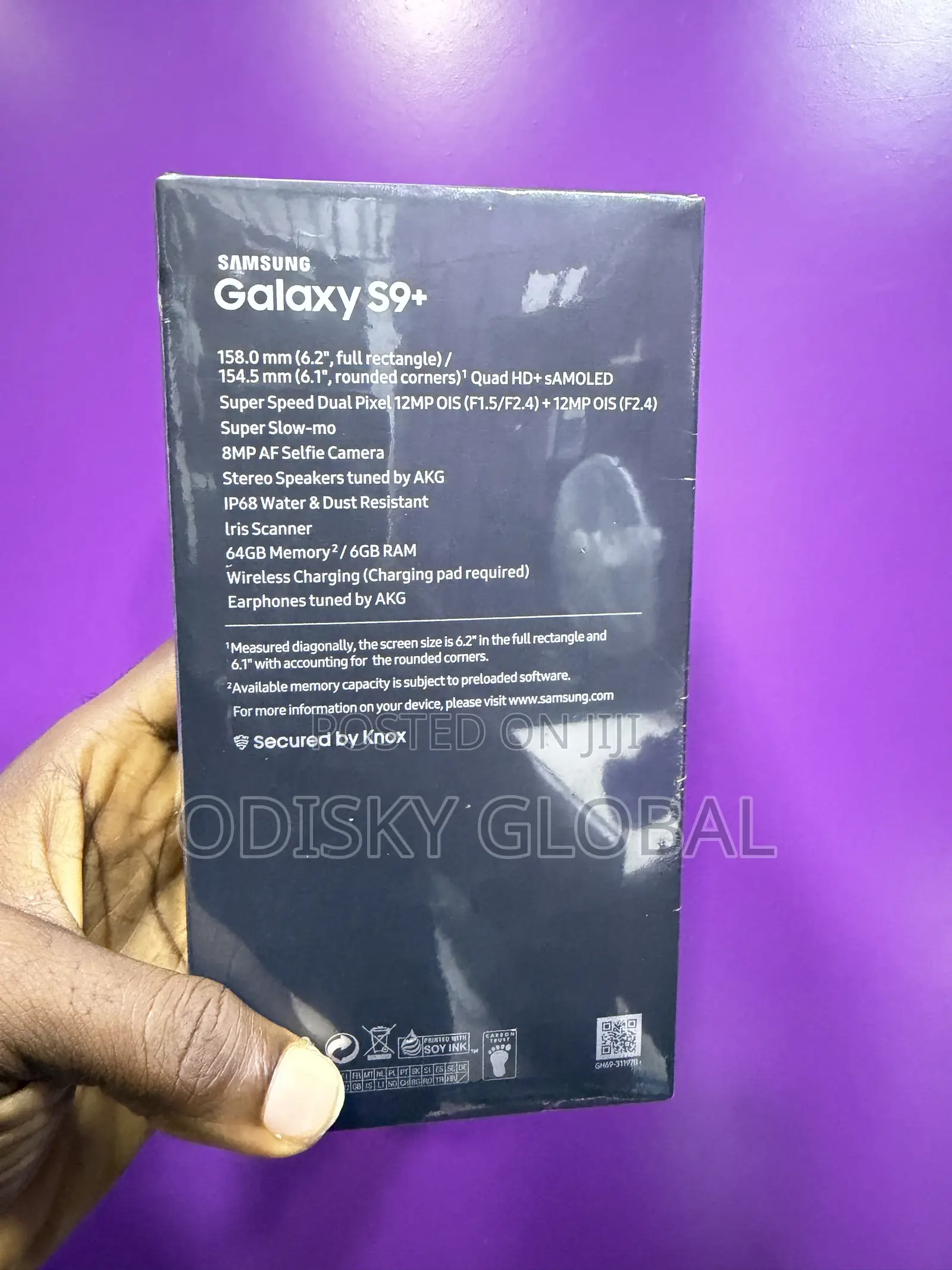 New Samsung Galaxy S9 Plus 256 GB Purple