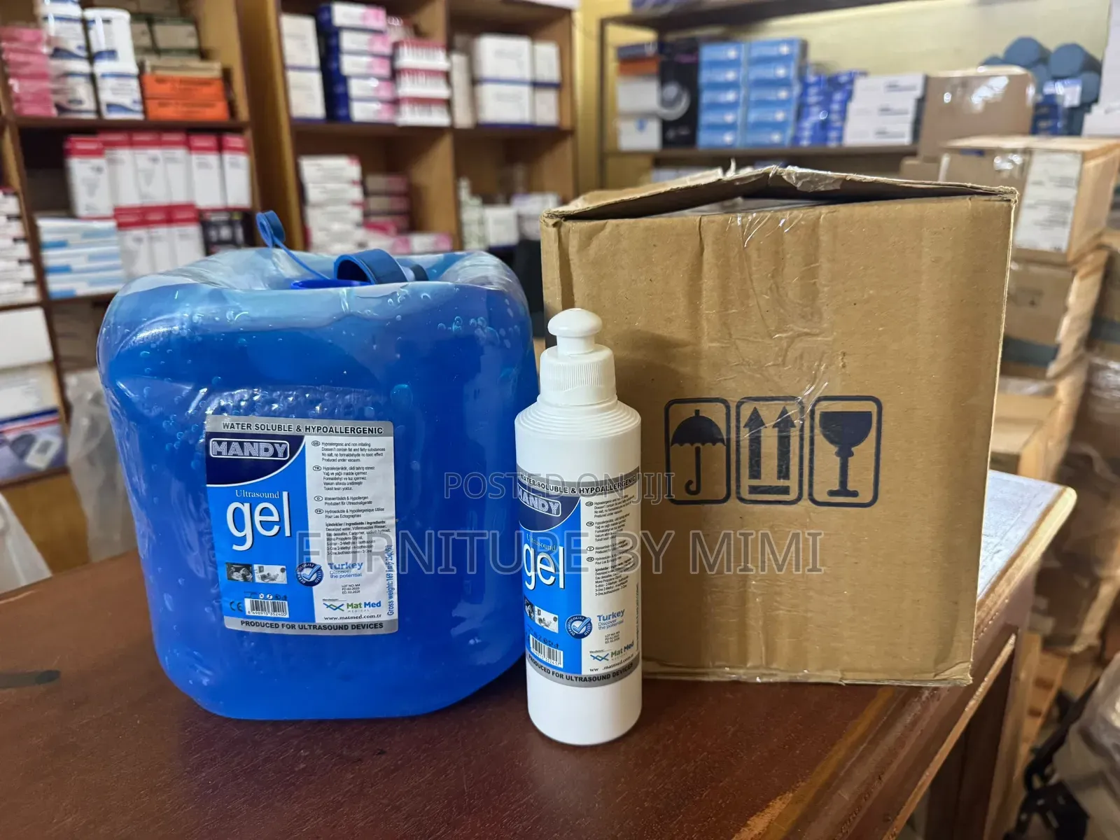 Mandy Medical Ultrasound Gel – 5L Keg + Dispenser Bottle Set
