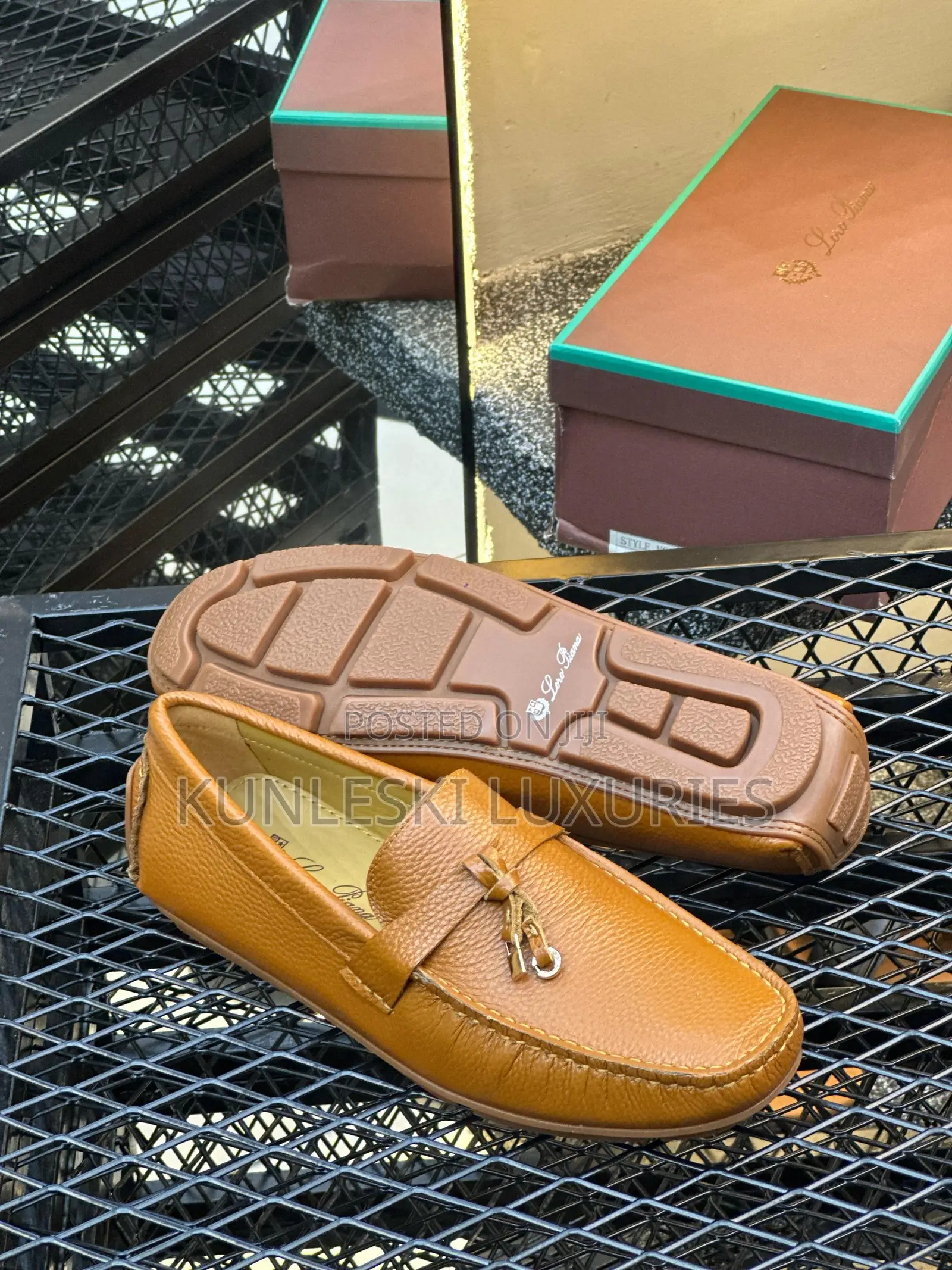 Original Loro Piana Summer Walker Leather Drivers