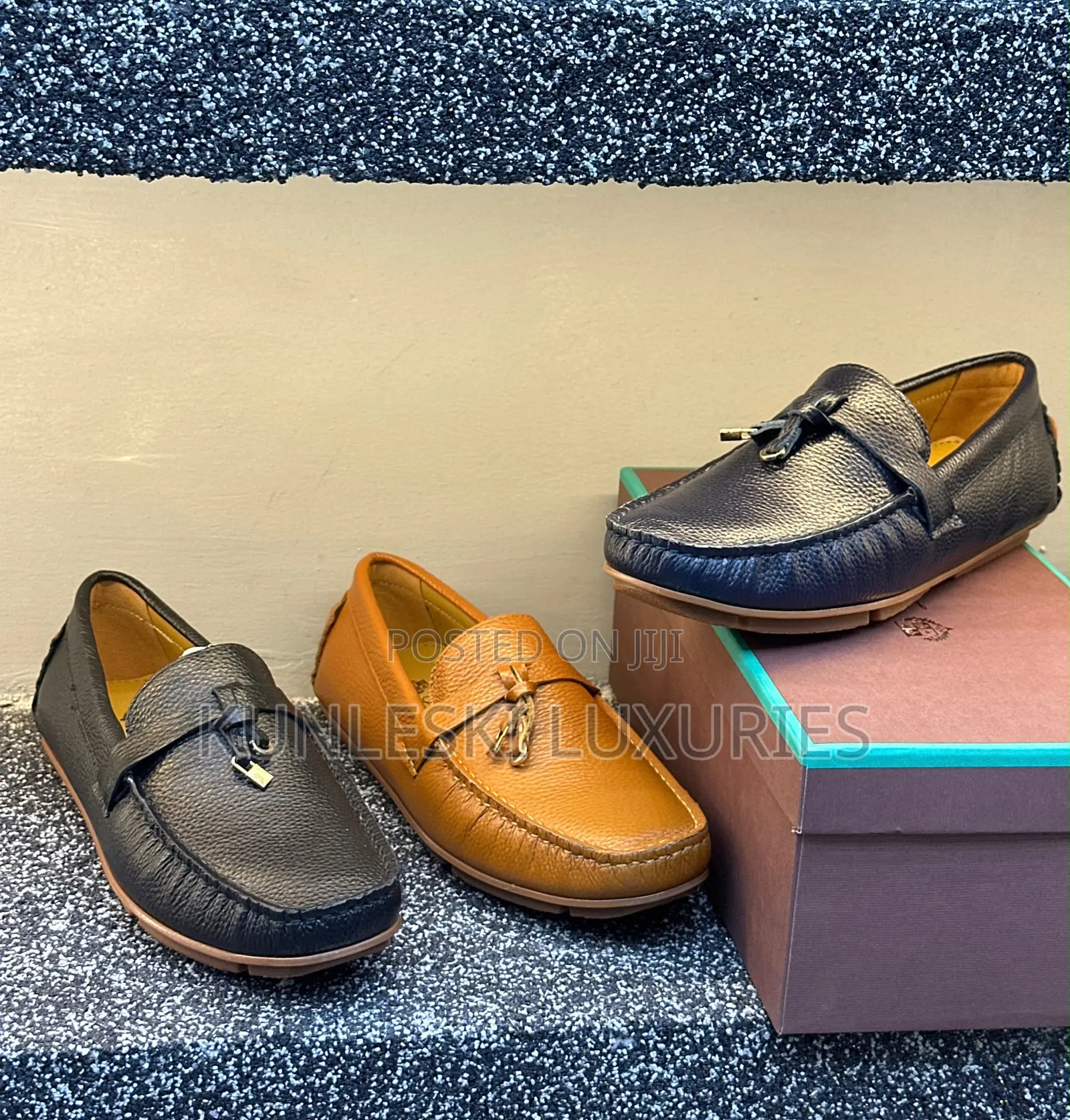 Original Loro Piana Summer Walker Leather Drivers