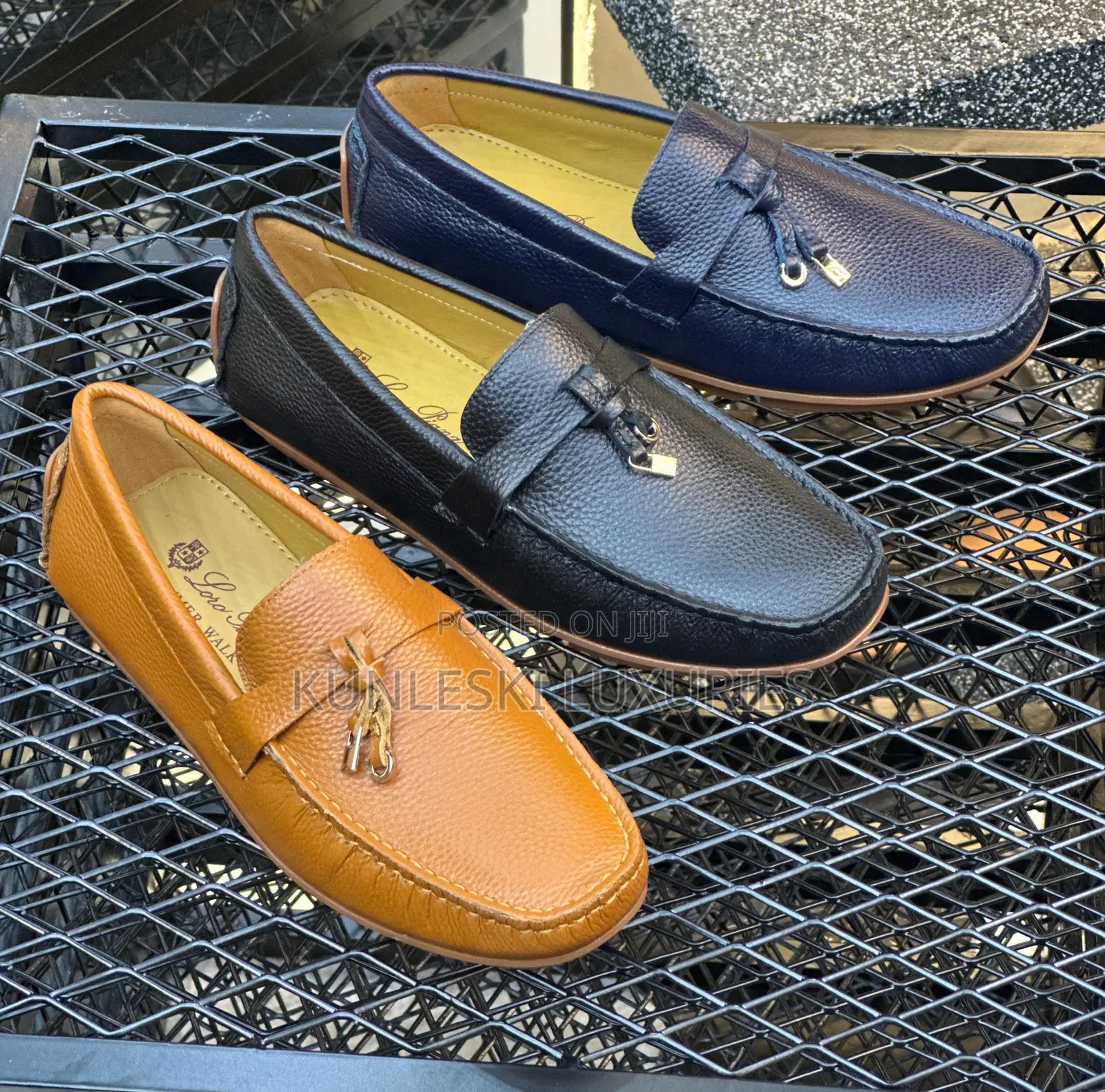 Original Loro Piana Summer Walker Leather Drivers